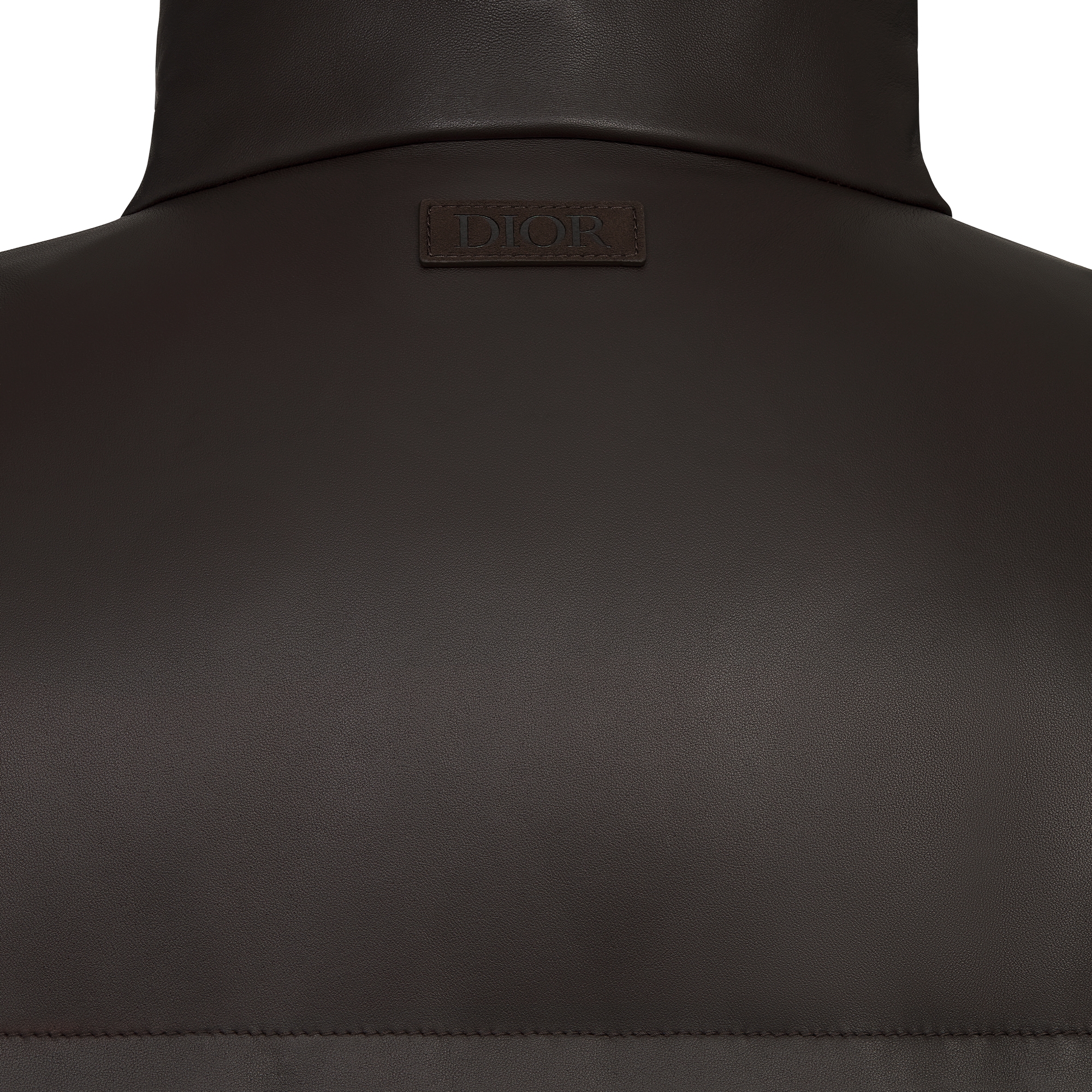 Dior Icons Puffer Jacket Brown Lambskin E09