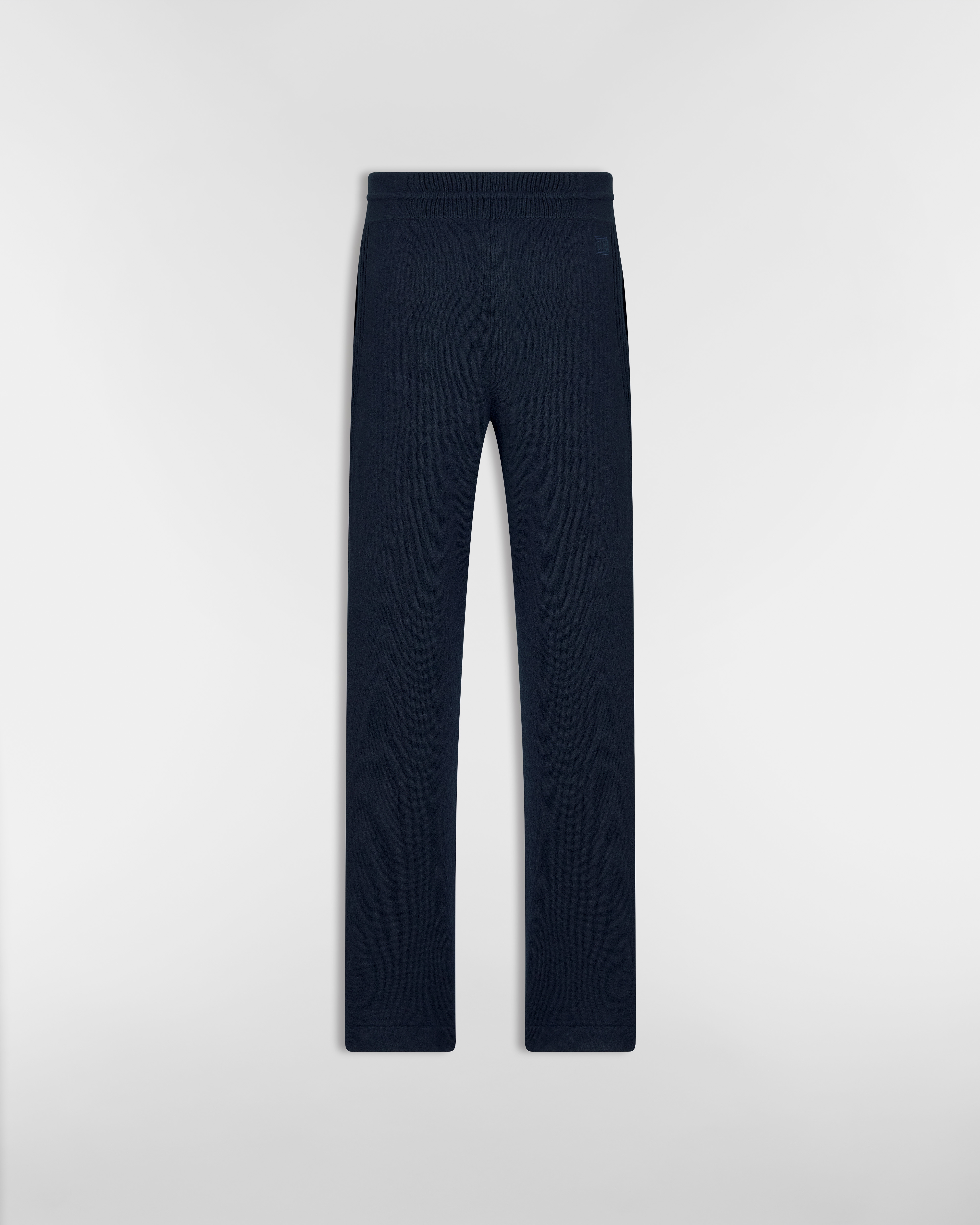 Pantaloni sportivi Dior Icons Jersey di cachemire blu navy E08
