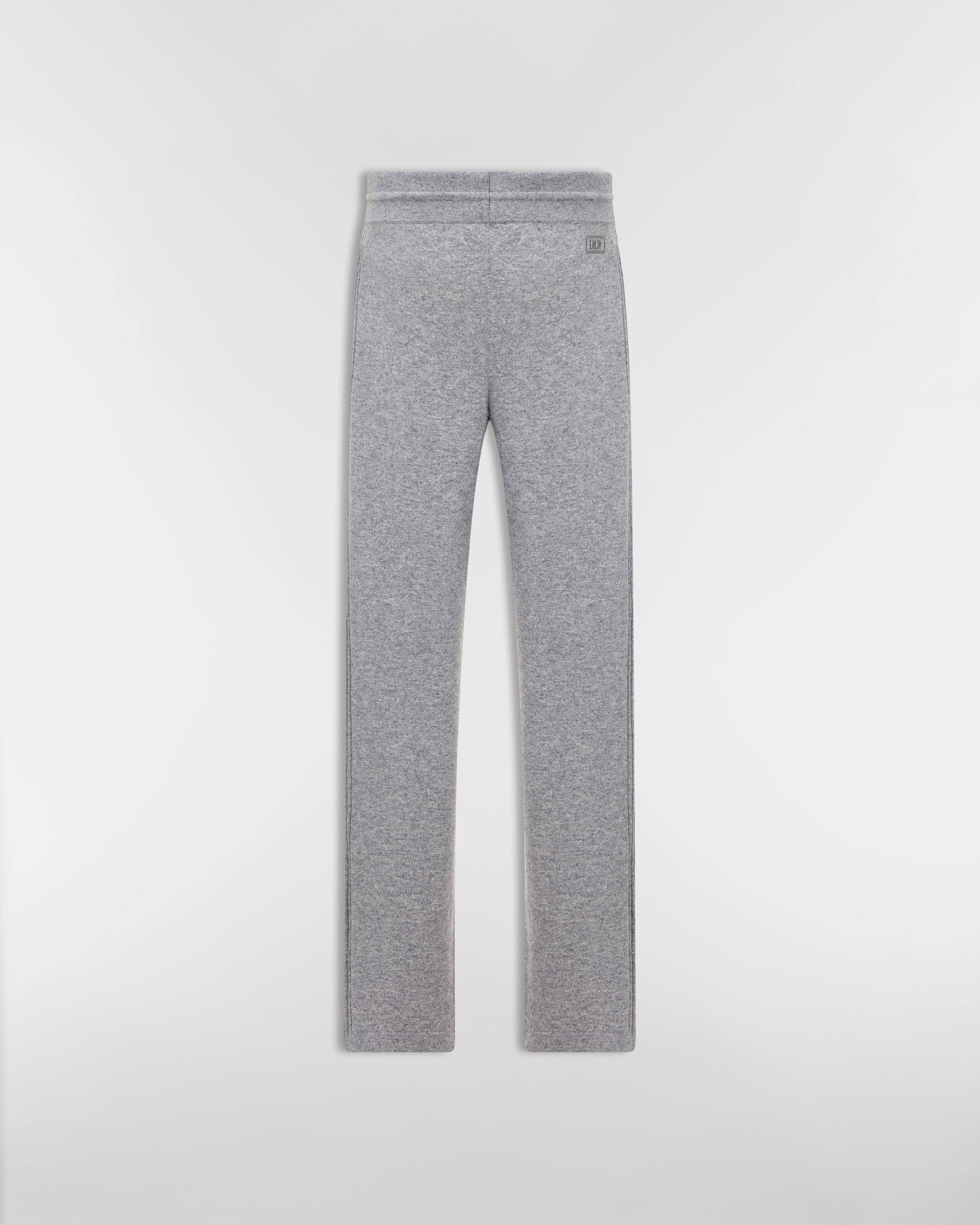 Pantaloni sportivi Dior Icons Jersey di cachemire grigio E08