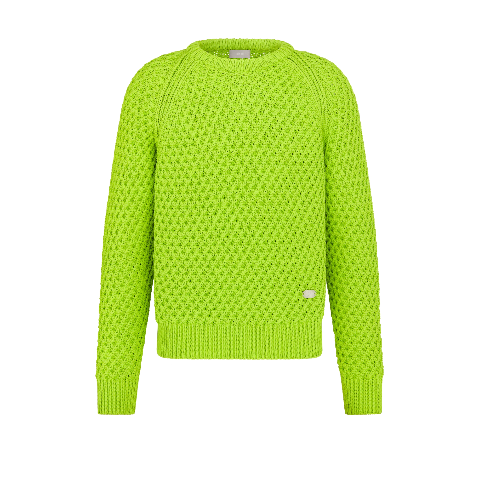 CD Box Sweater Green Wool-Blend Knit E01