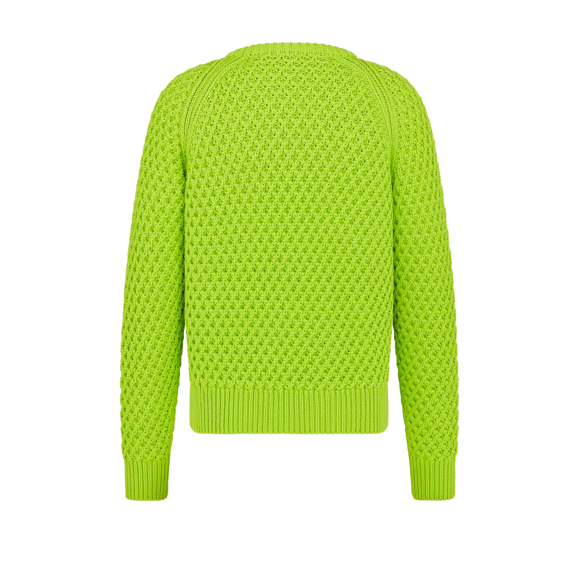 CD Box Sweater Green Wool-Blend Knit E08