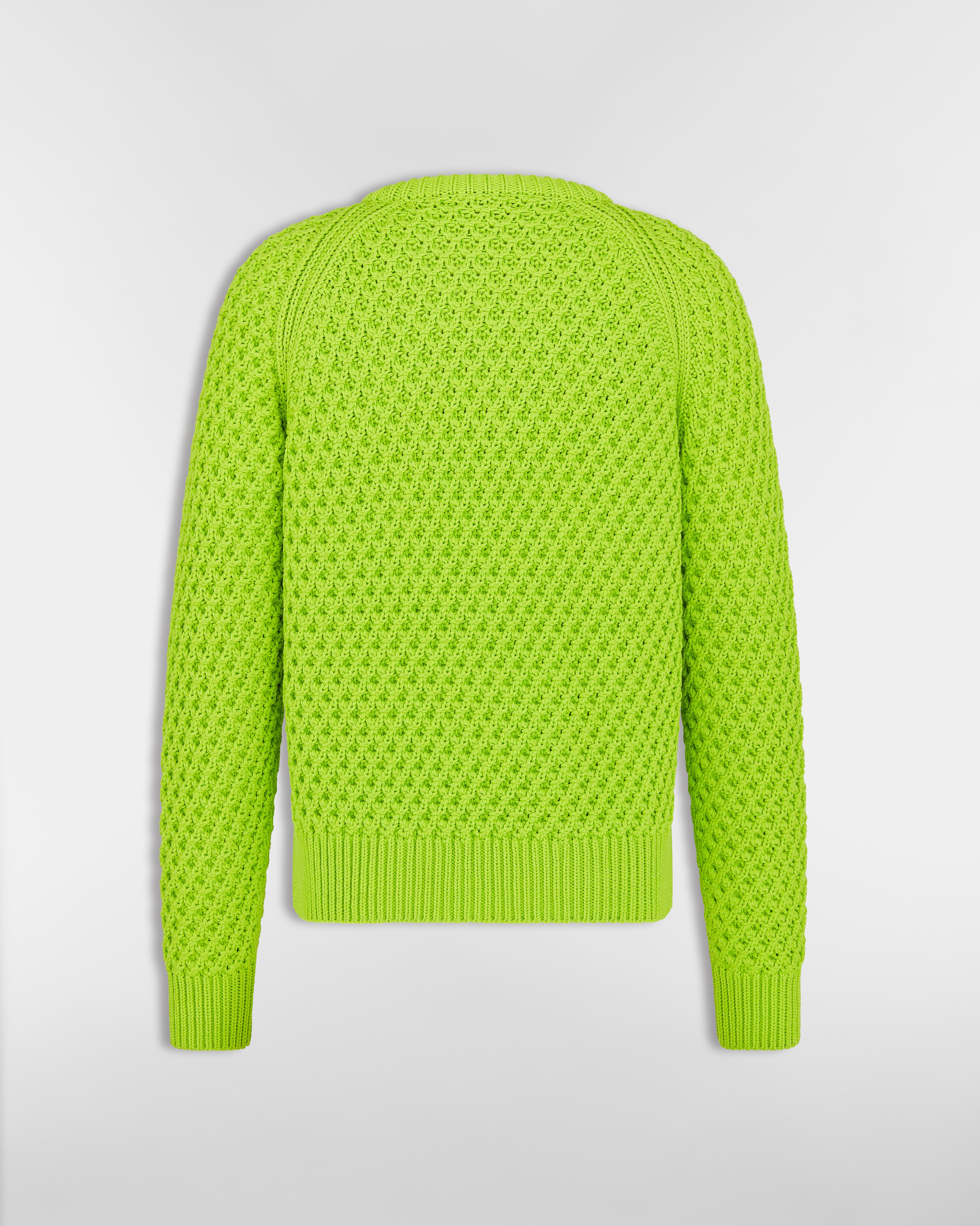 CD Box Sweater Green Wool-Blend Knit E08