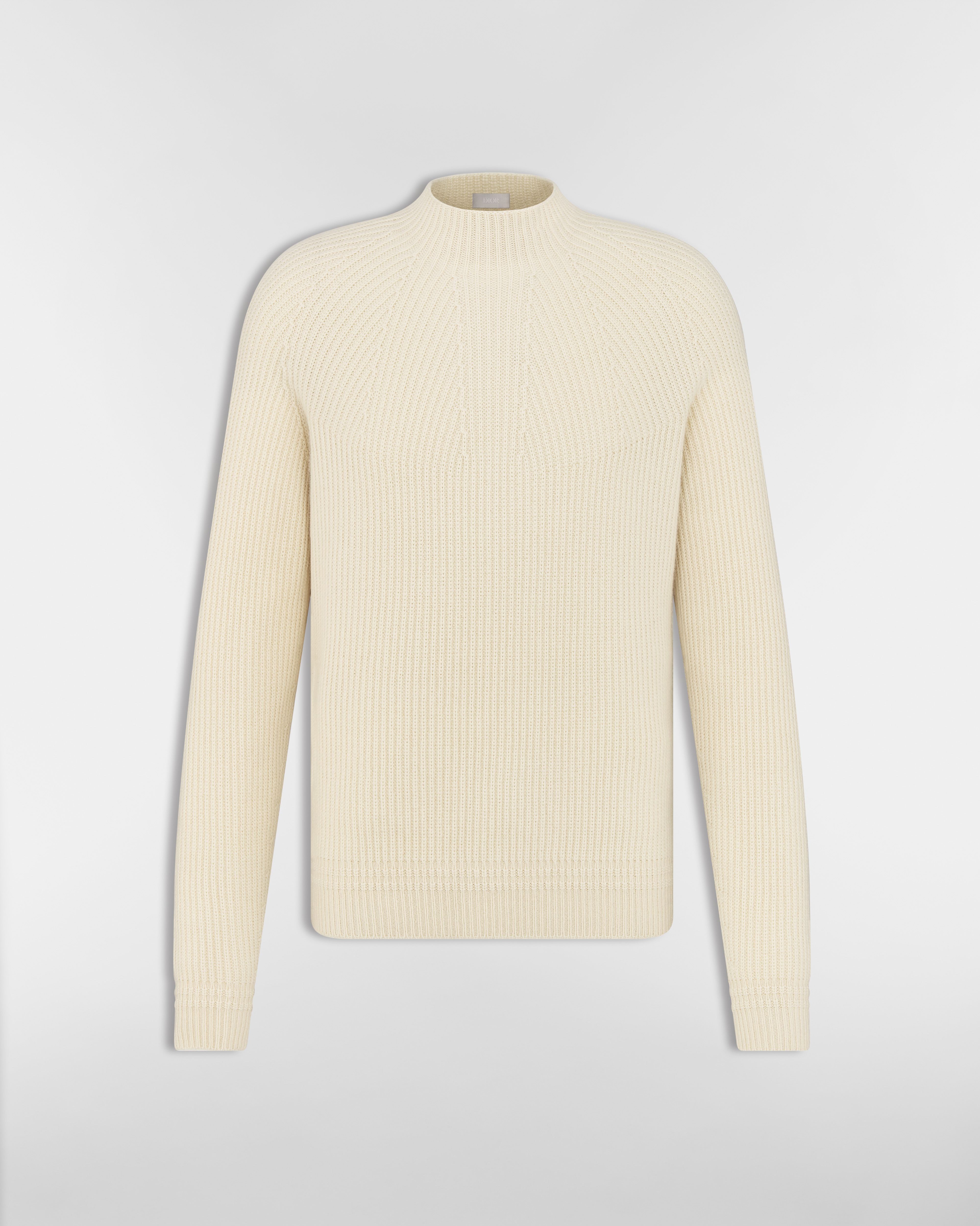 Dior Icons Sweater Ivory Cashmere Knit E01