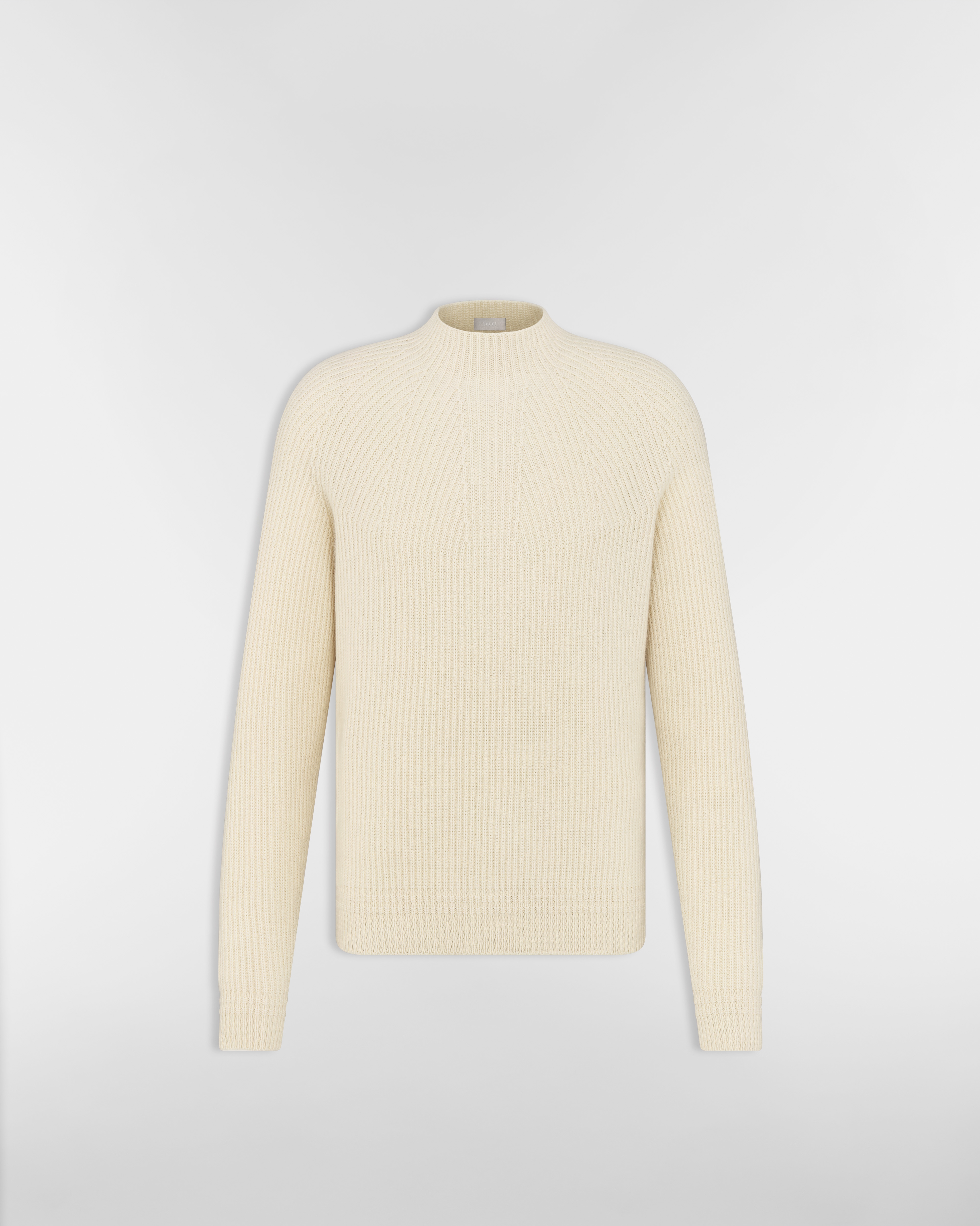 Dior Icons Sweater Ivory Cashmere Knit E01
