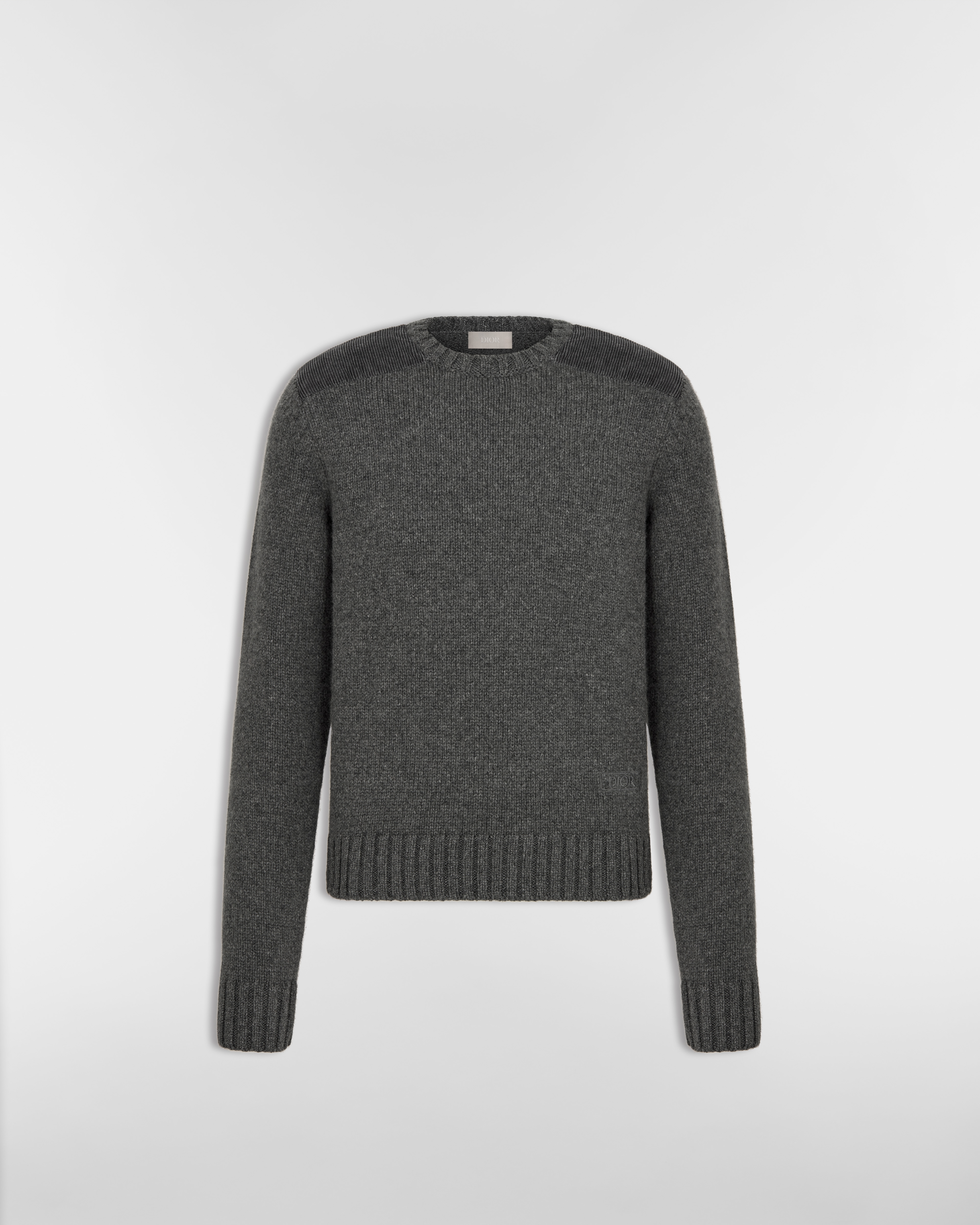 Dior Icons Sweater Gray Cashmere Jersey E01
