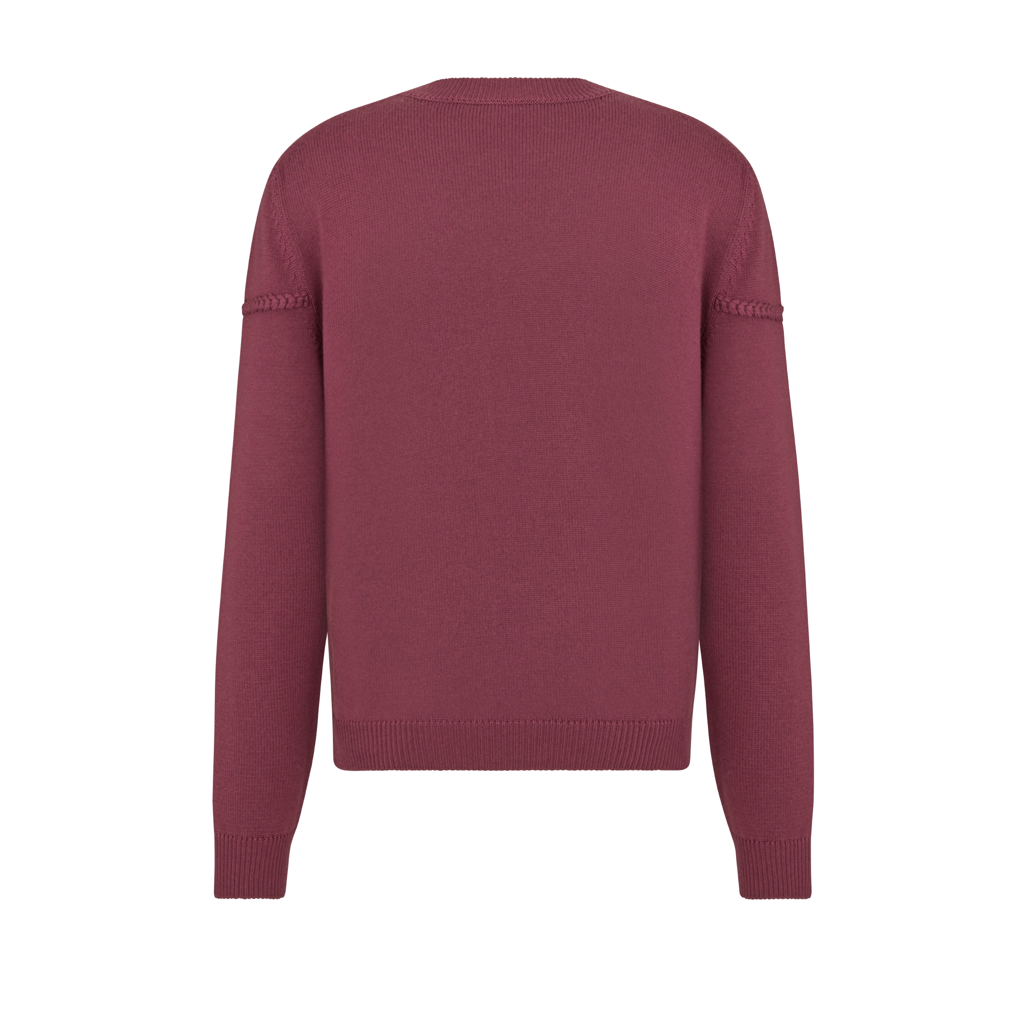 Pull Dior Ribbon Jersey de laine bordeaux E08