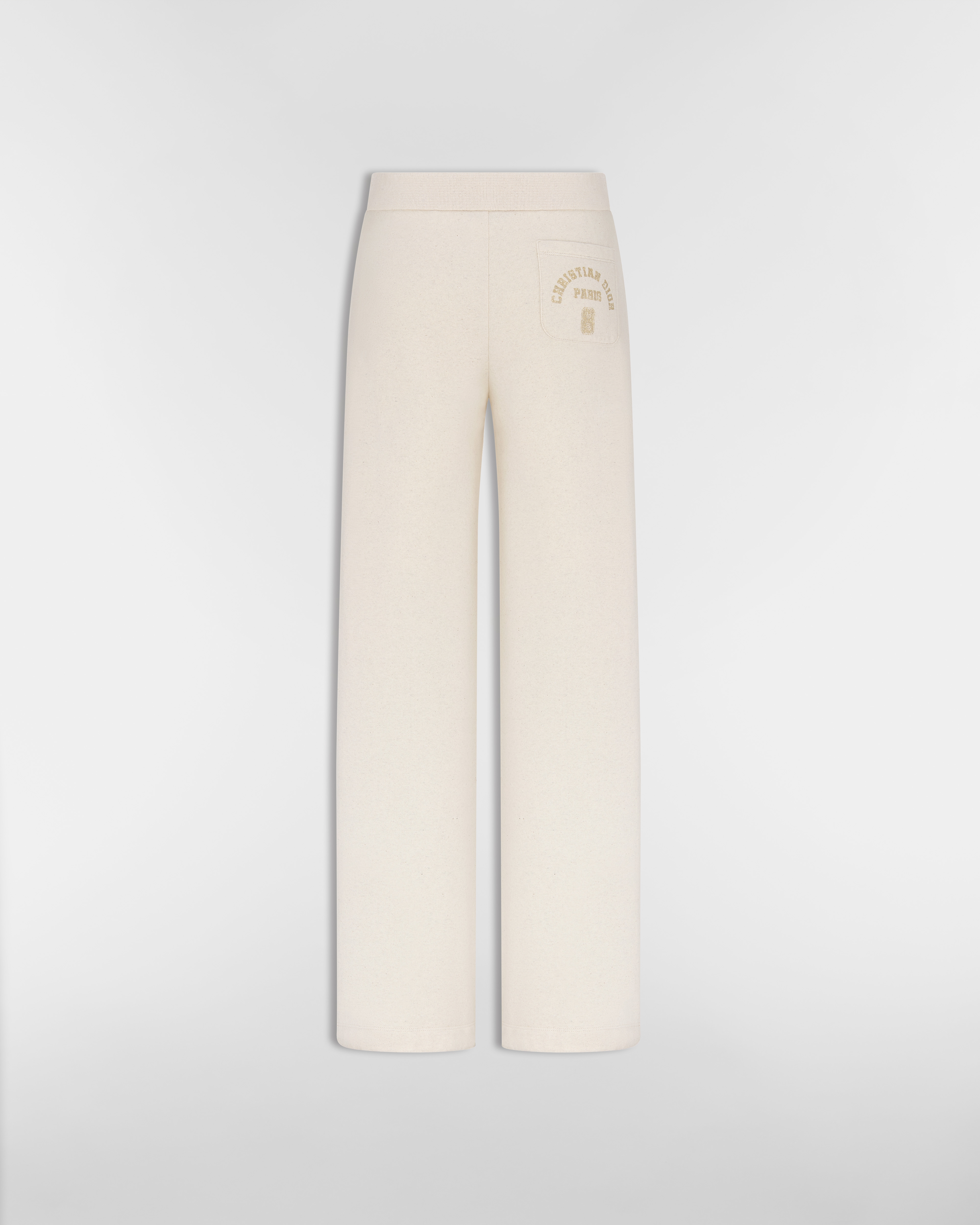 Pantaloni svasati Jersey di cotone beige E08