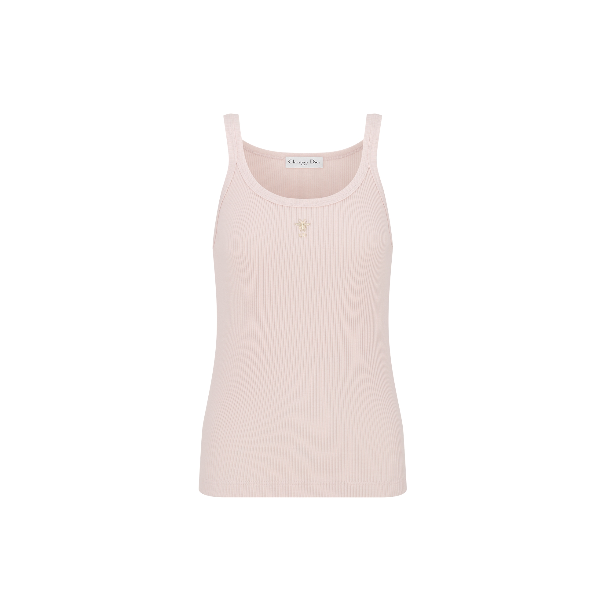  Light Pink Ribbed Cotton Jersey
