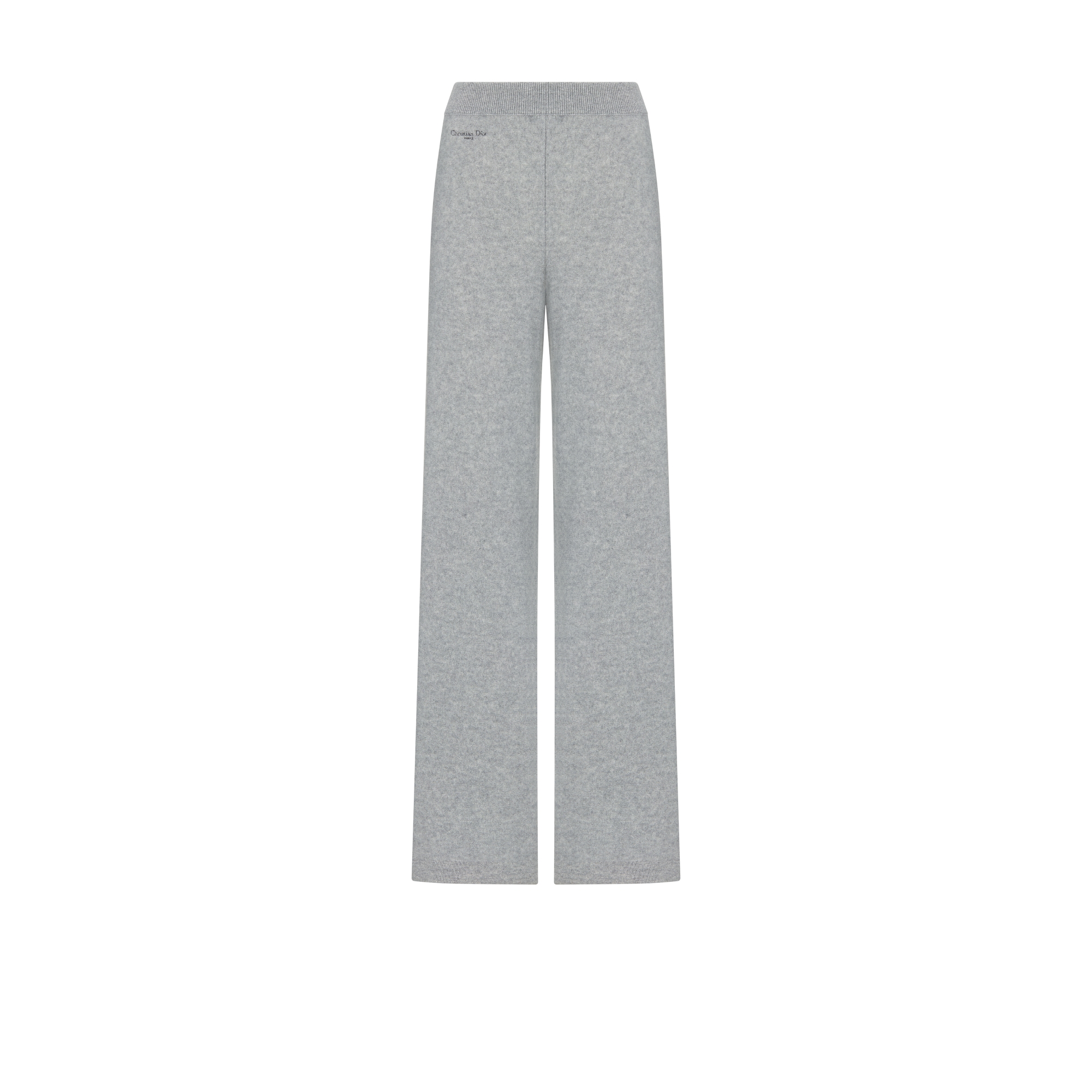 Flared Pants Gray Cashmere Knit E01