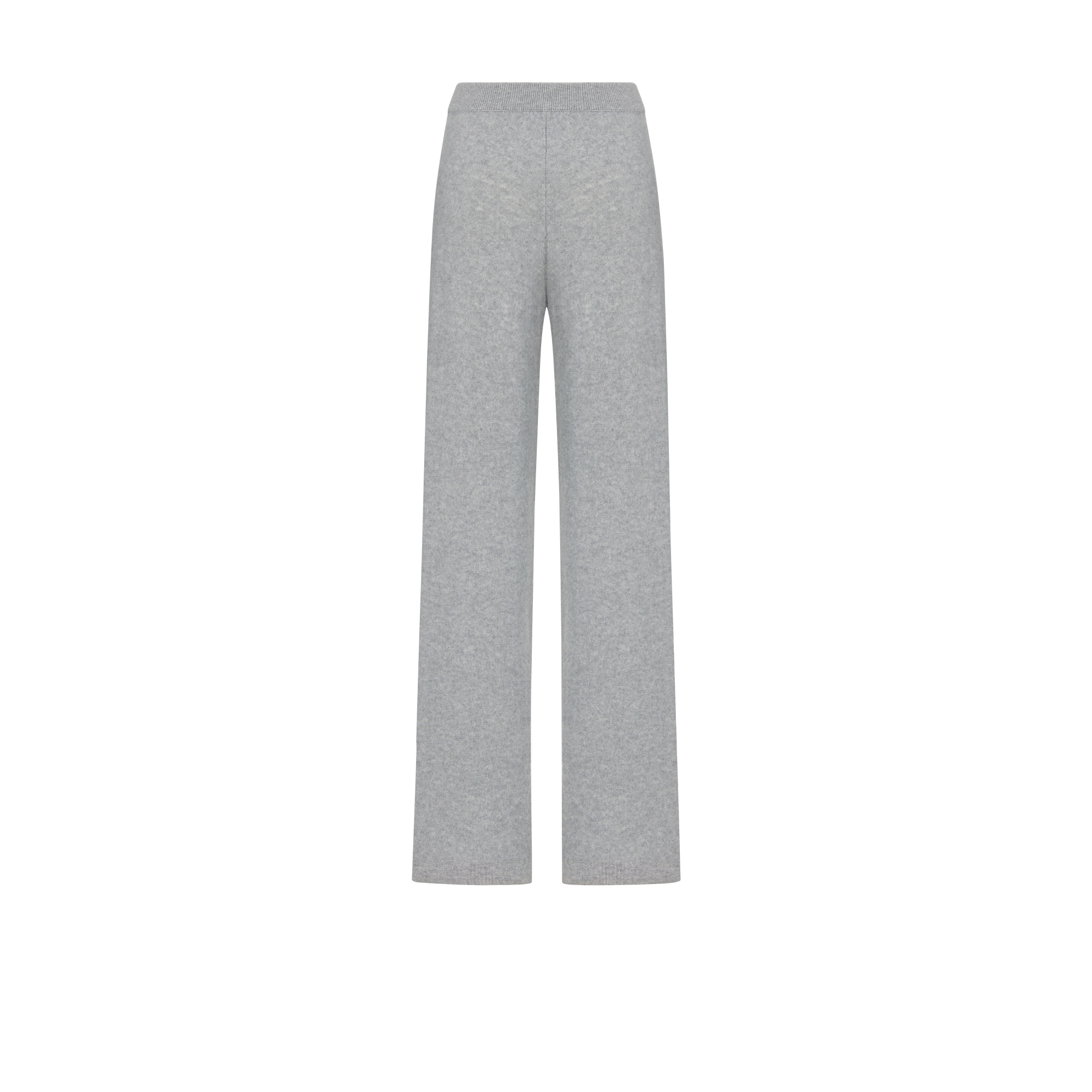 Flared Pants Gray Cashmere Knit E08