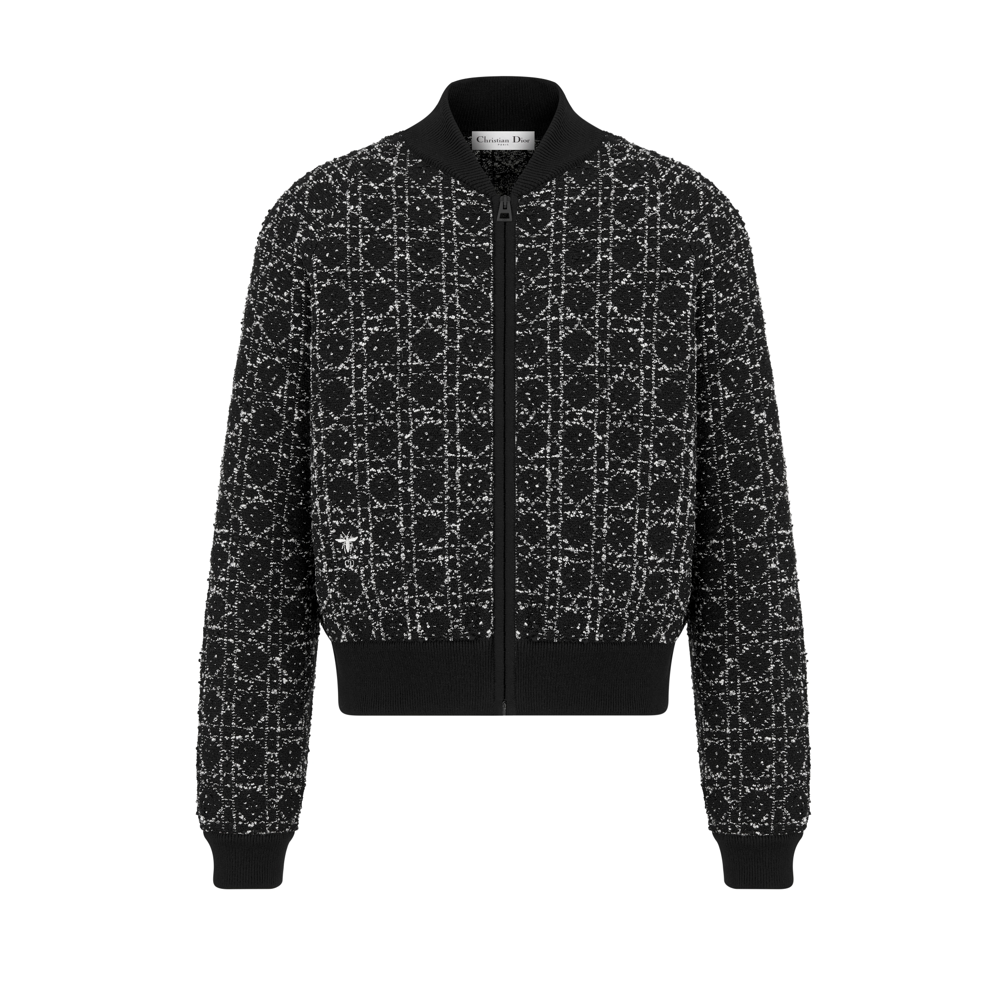 クリスチャンディオール　ノーカラージャケット　ヘリンボーン　ボタン　グレー　M 8086000122968_1.jpg?v=