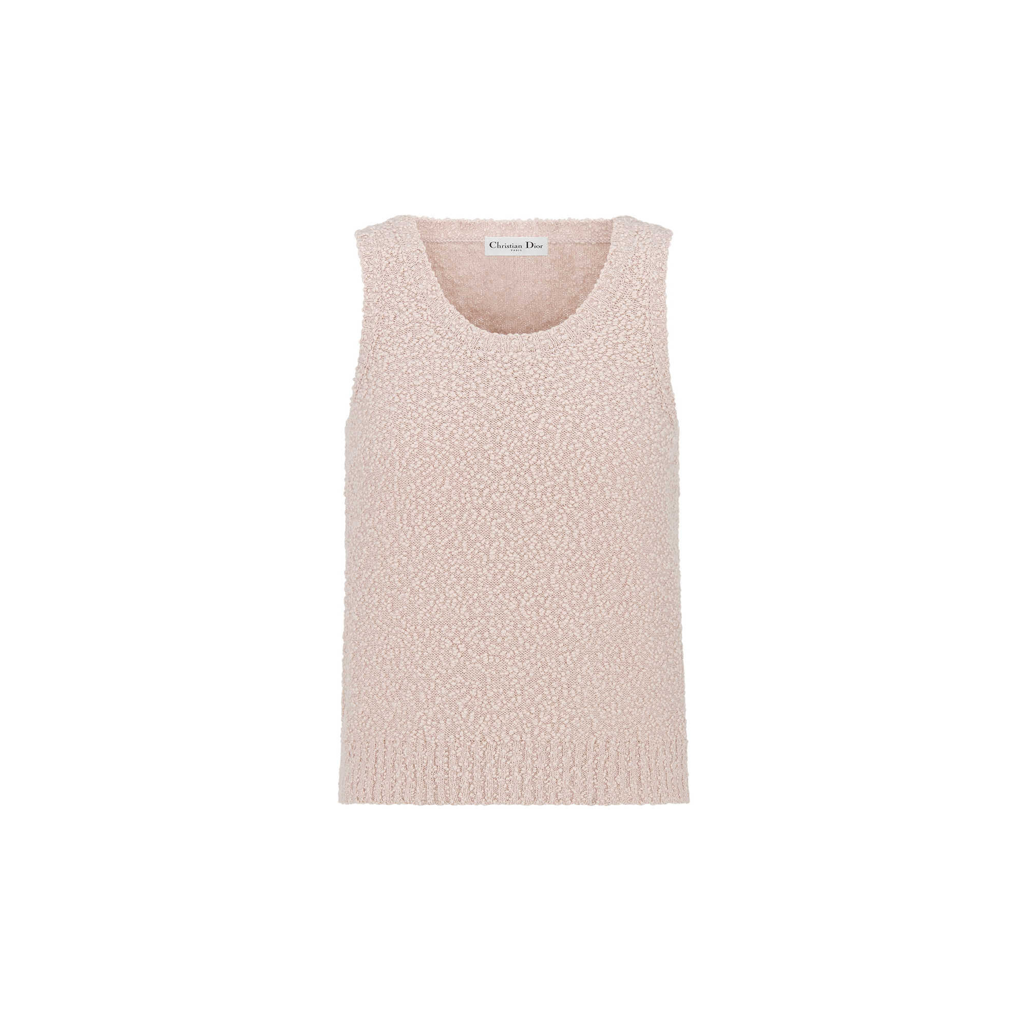 Twinset Pink Cotton-Wool-Blend Bouclé Knit E10