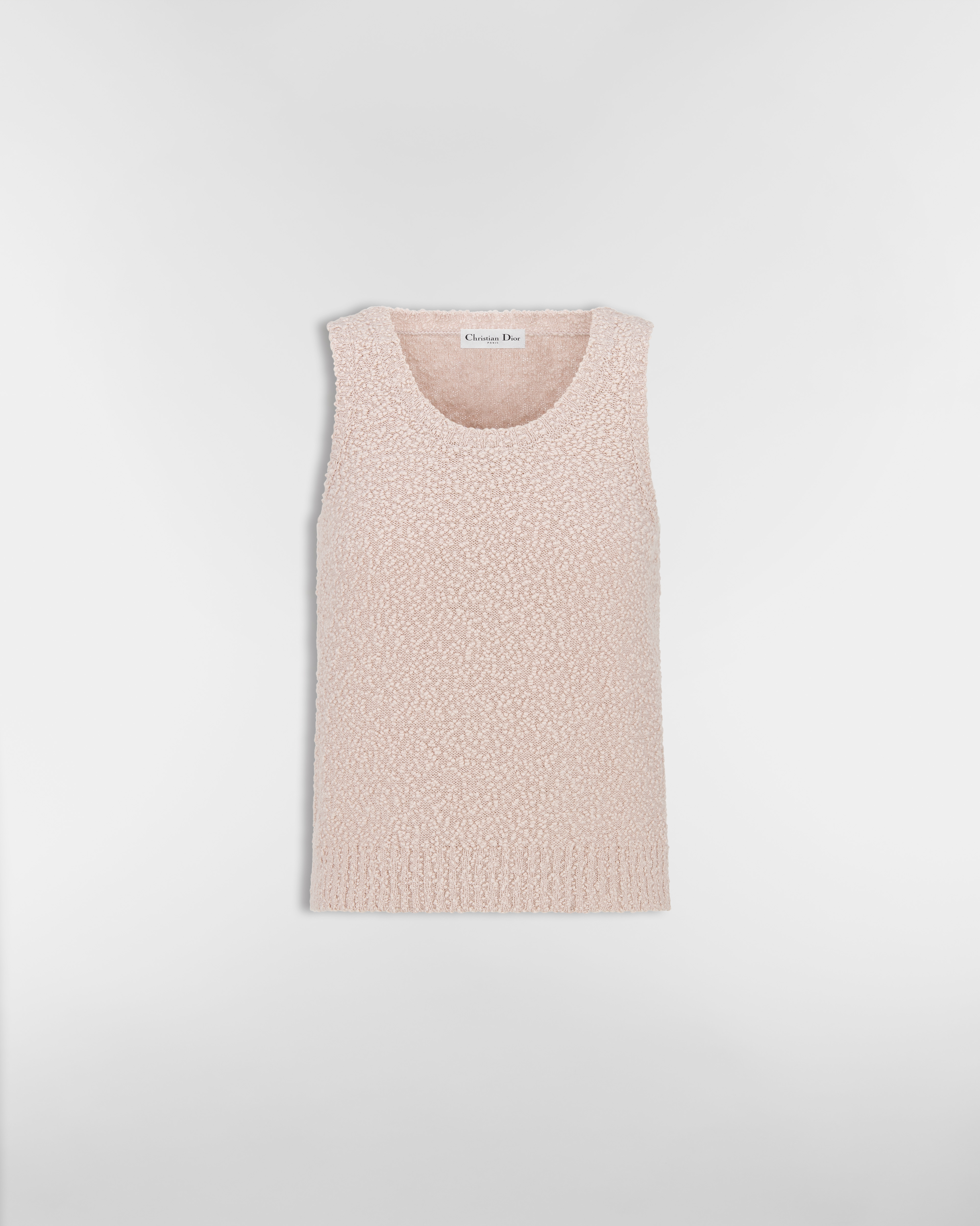 Twinset Pink Cotton-Wool-Blend Bouclé Knit E10