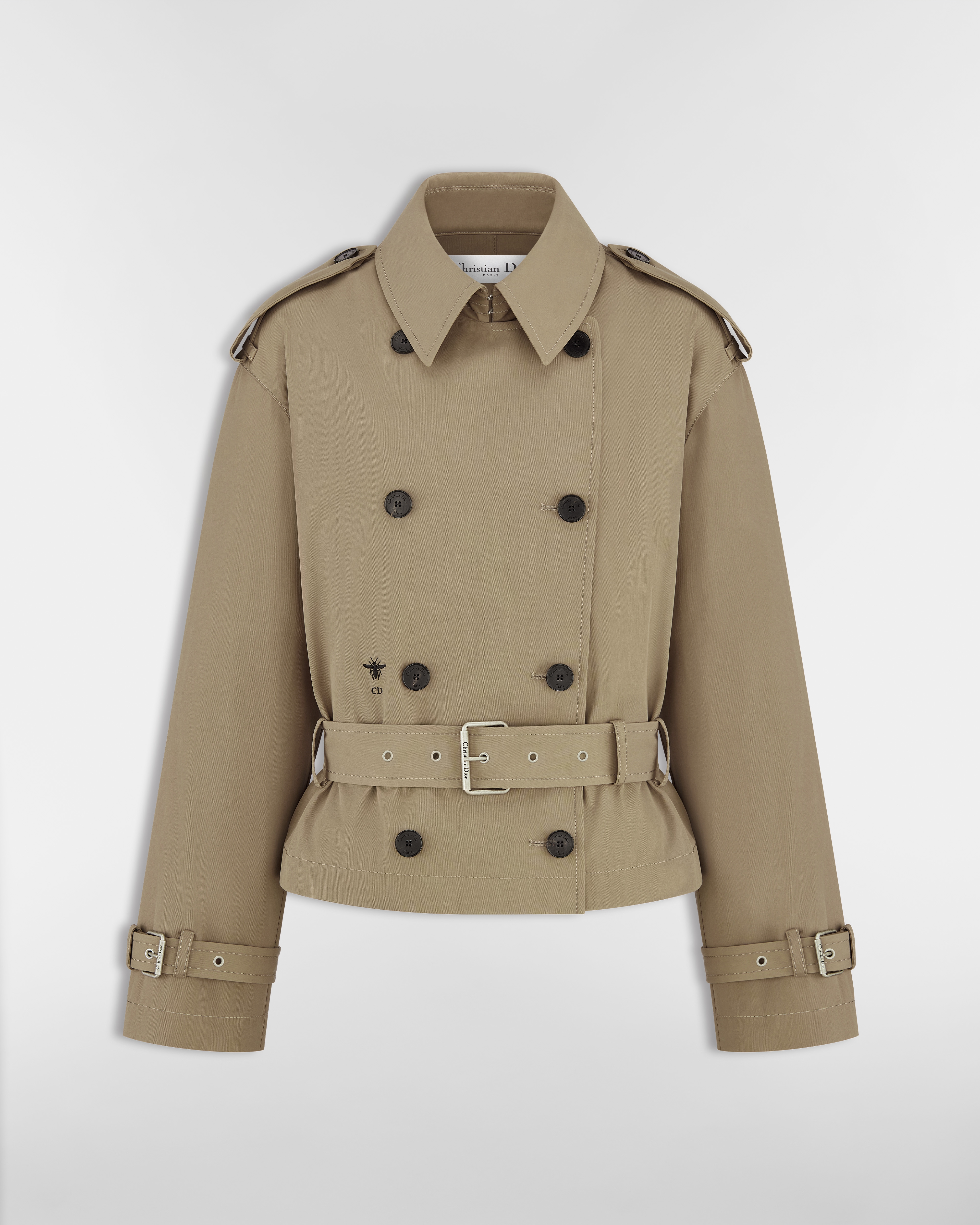 Giacca Gabardine di cotone beige E01