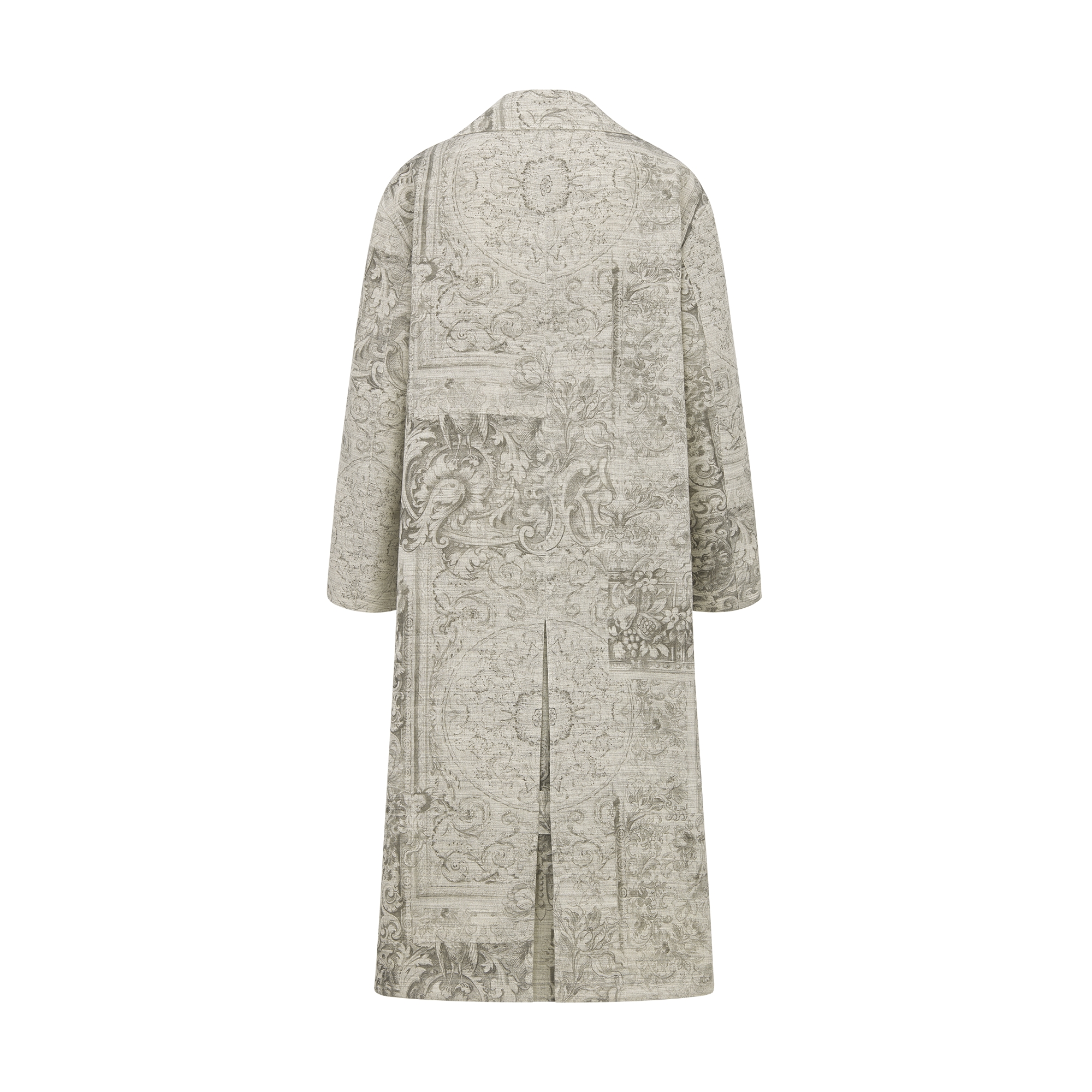 Coat Beige Dior Barocco Cotton, Mohair and Wool Blend E08