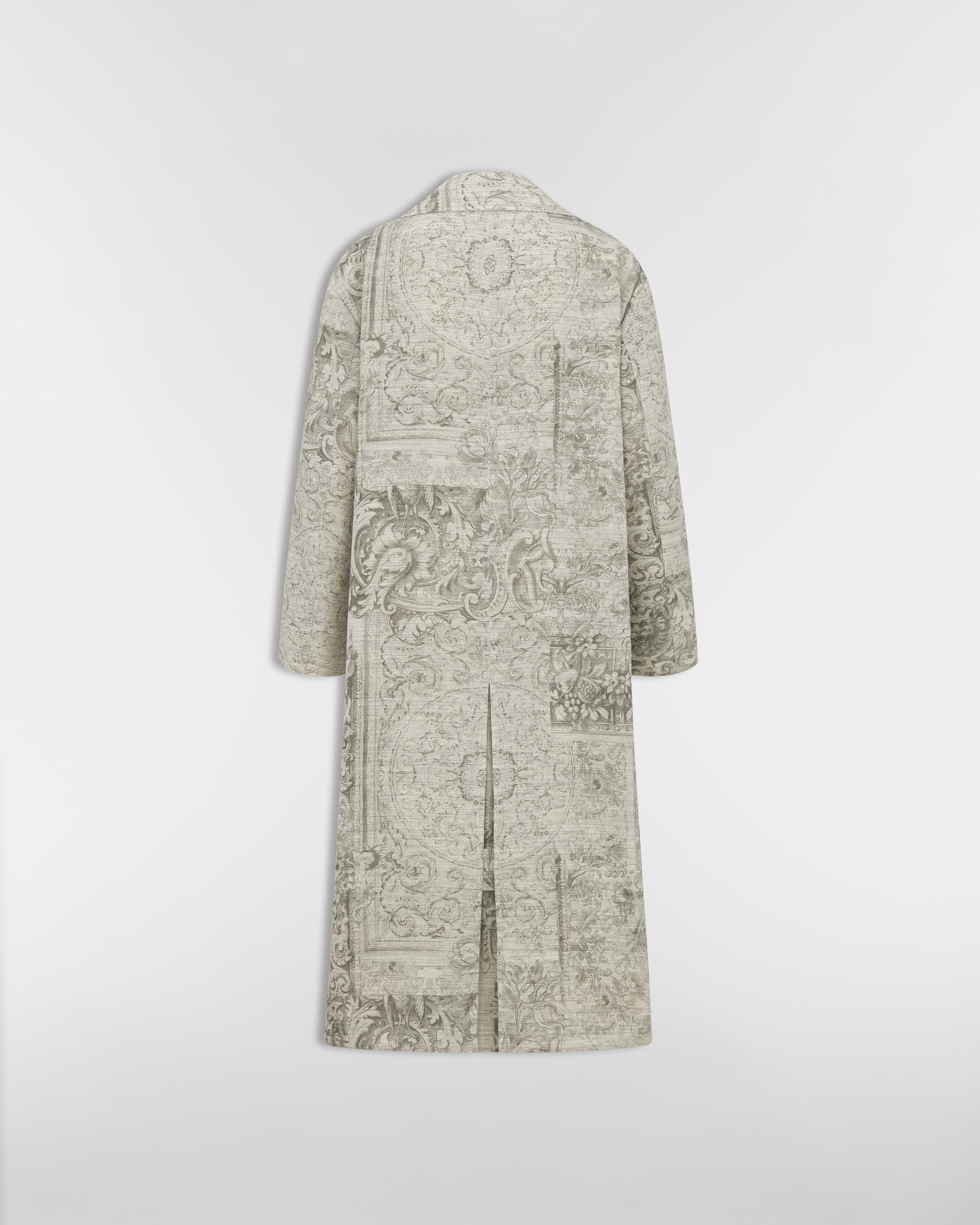 Coat Beige Dior Barocco Cotton, Mohair and Wool Blend E08