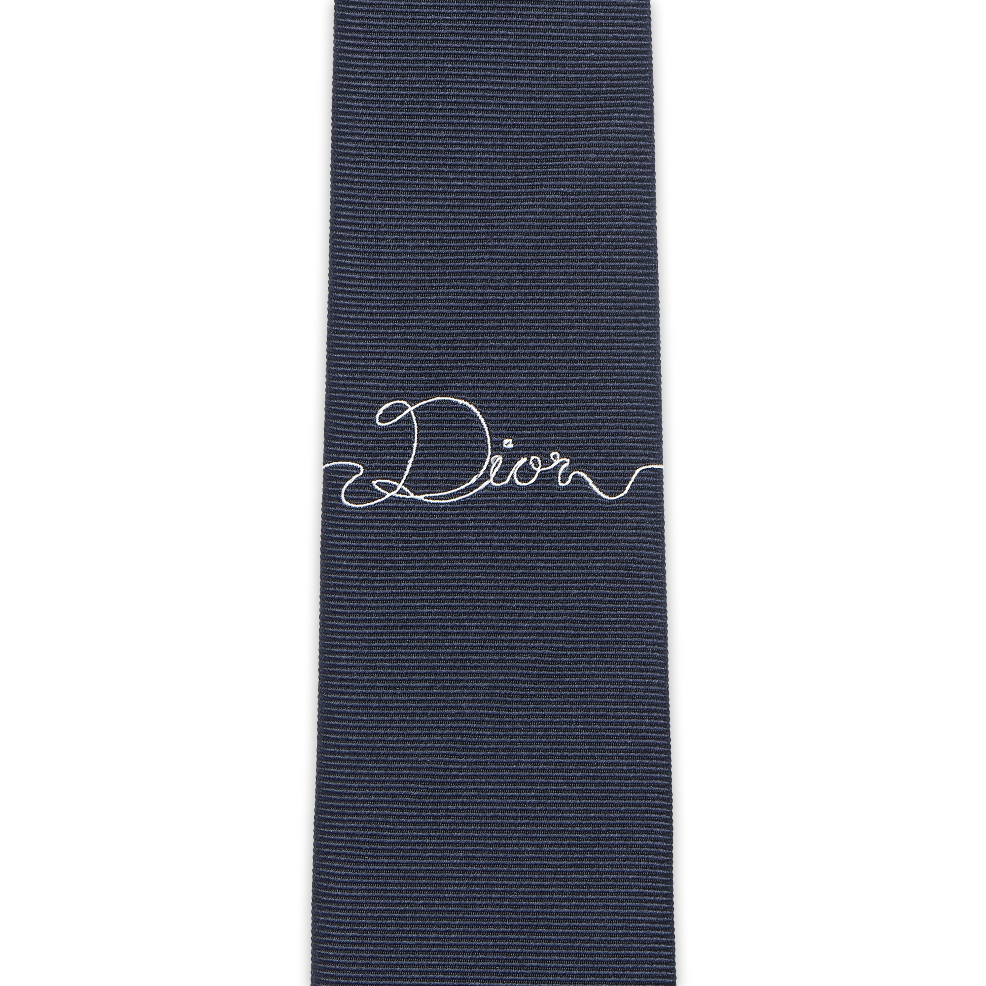 Dior Ribbon Tie Deep Blue Silk E10
