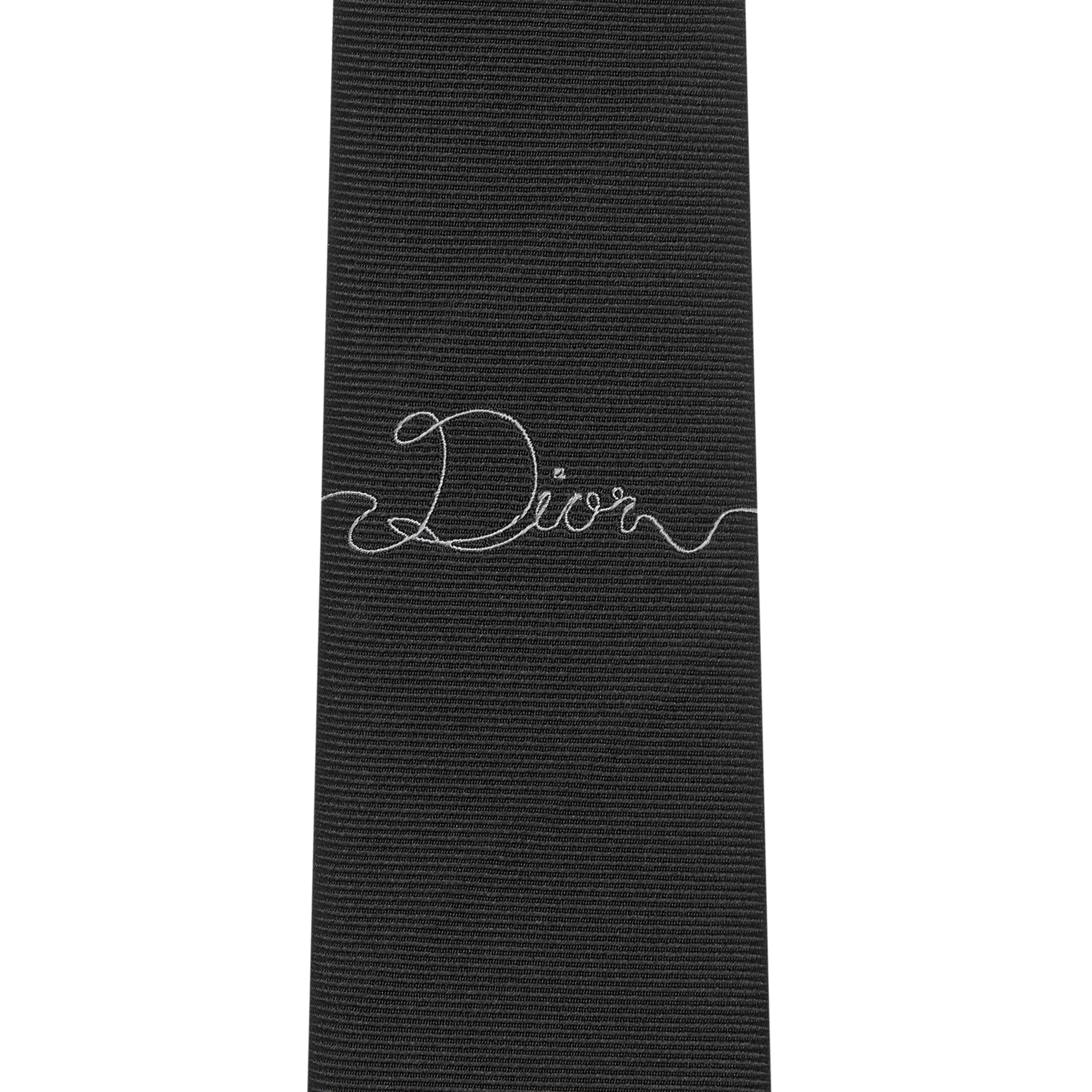 Dior Ribbon Tie Black Silk E10