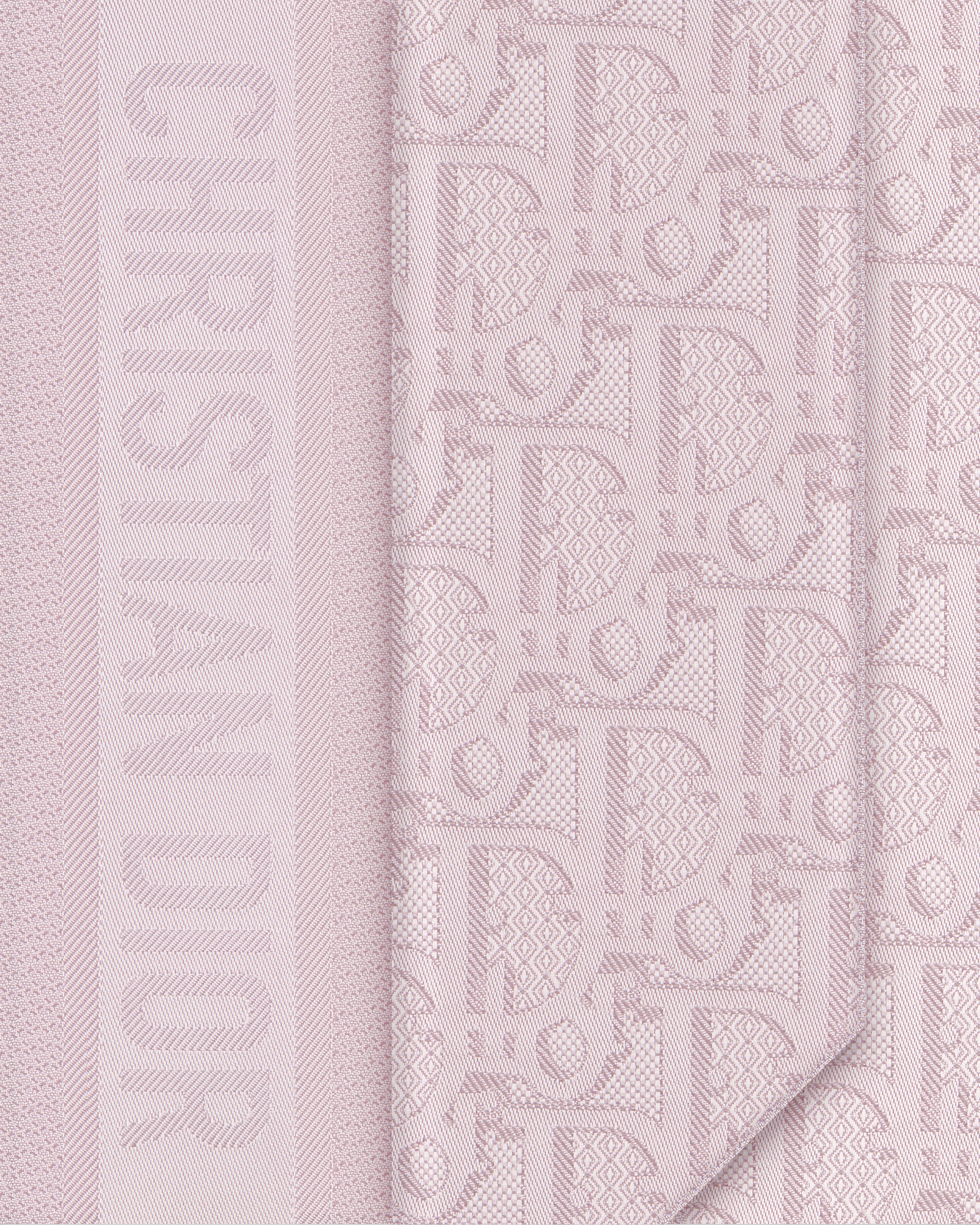 Dior Oblique Mitzah-Schal Seidenjacquard in Puderrosa E09