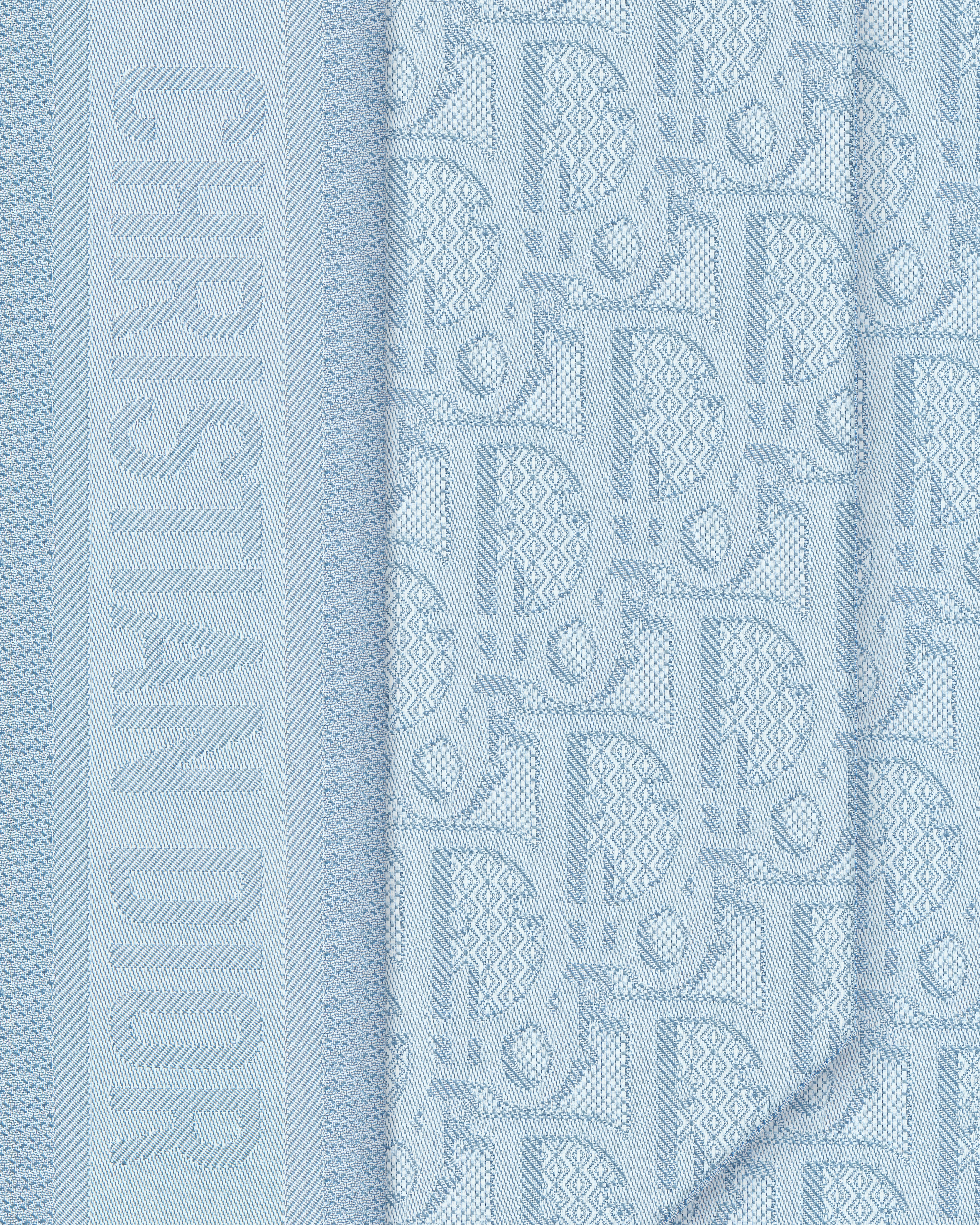 Dior Oblique Mitzah Scarf Azure Blue Silk Jacquard E09