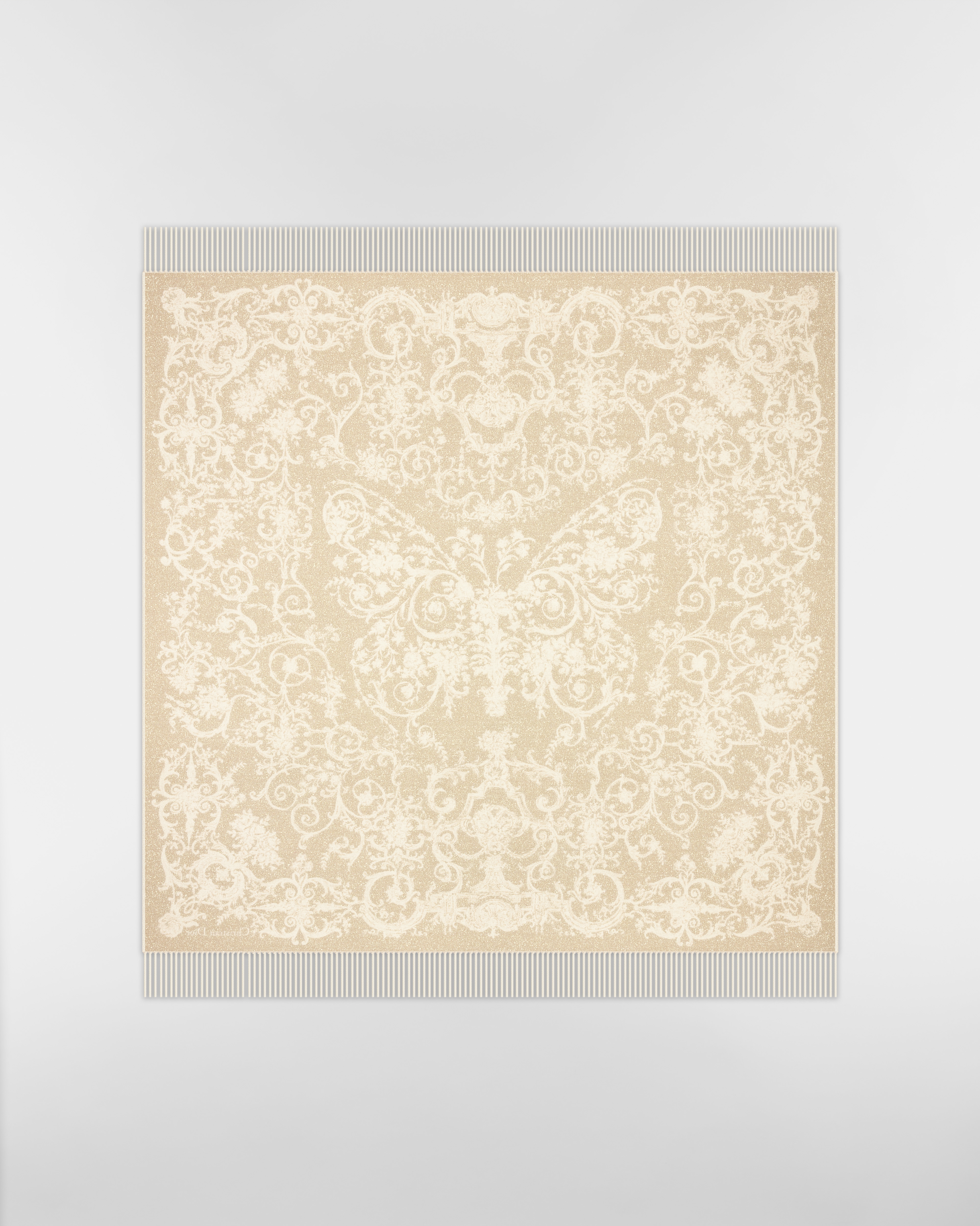 Dioresque Butterfly Blanket Gold-Tone Cashmere Blend and Metallic ...