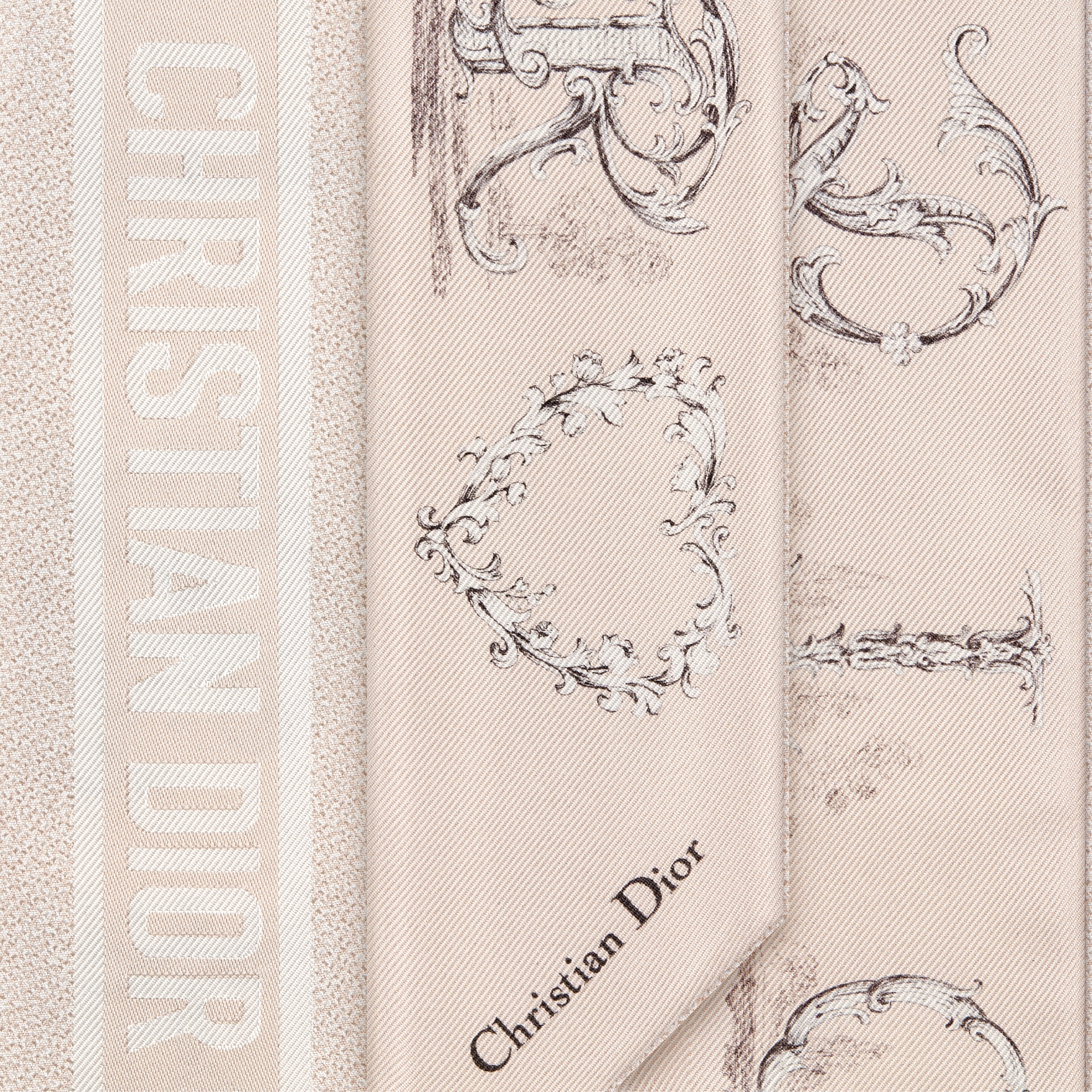 DIOR | Dior Alphabet ミッツァ スカーフ シルクツイル