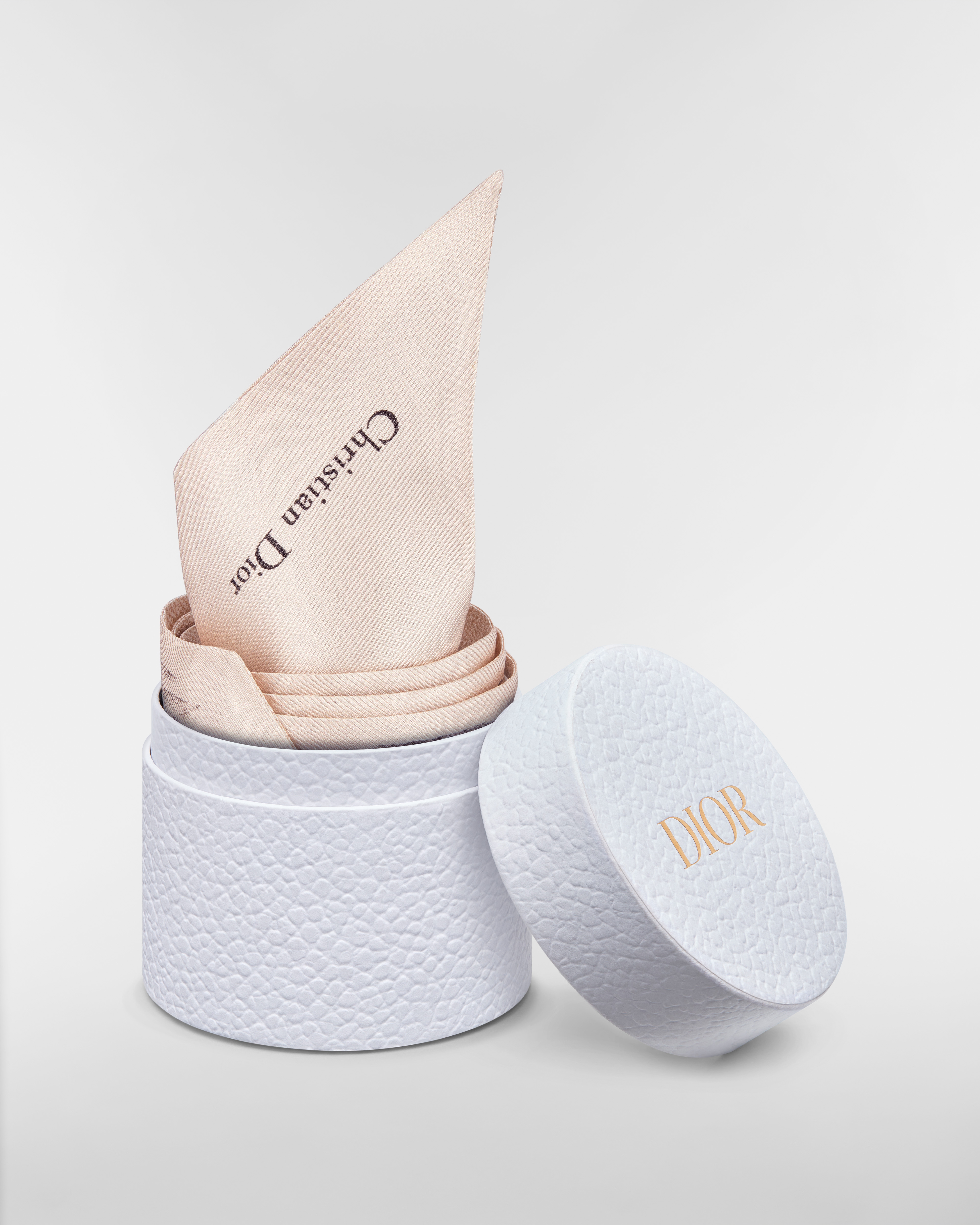 Dior Alphabet 미차 스카프 파우더 핑크 실크 트윌 E10