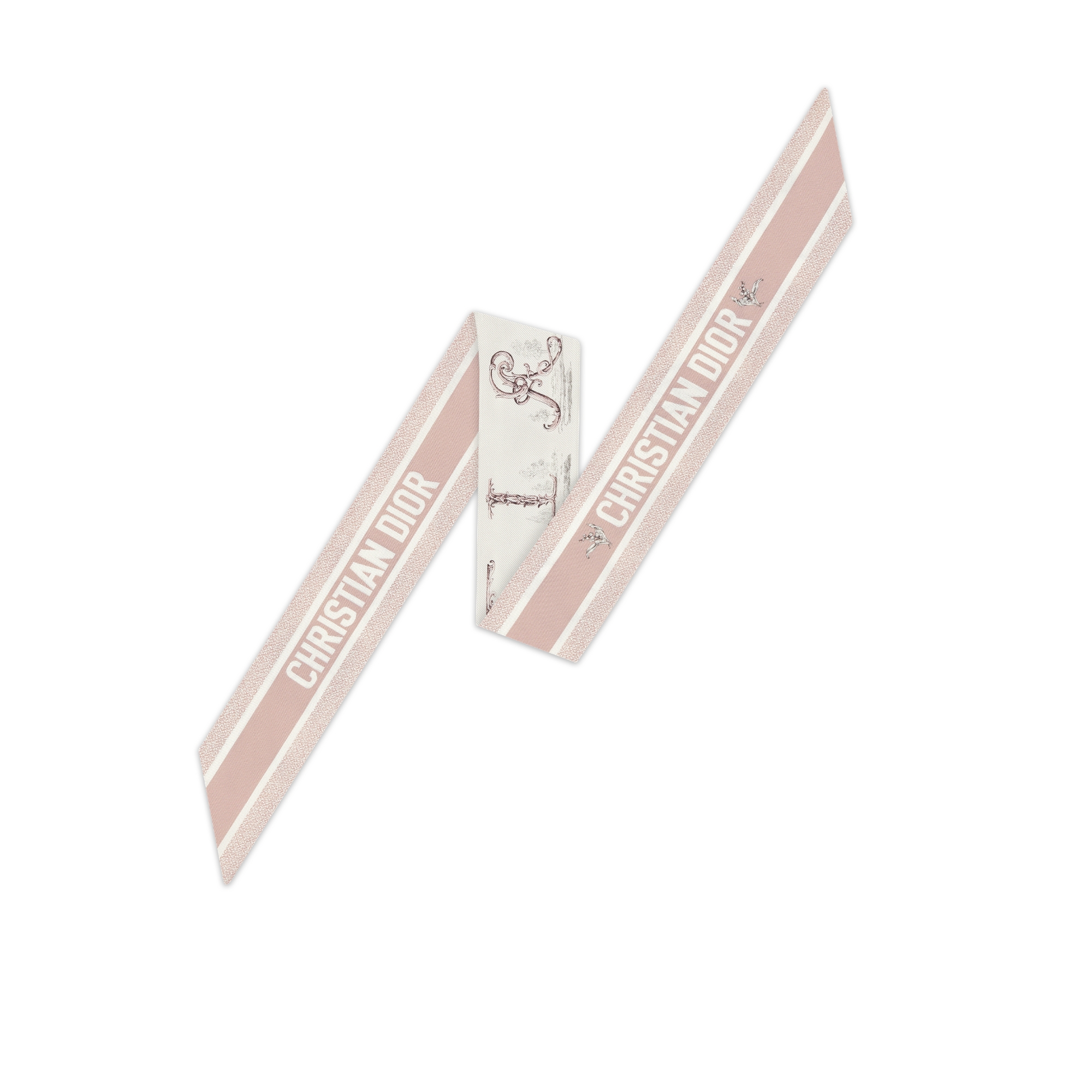 Dior Alphabet ミッツァ スカーフ シルクツイル E08