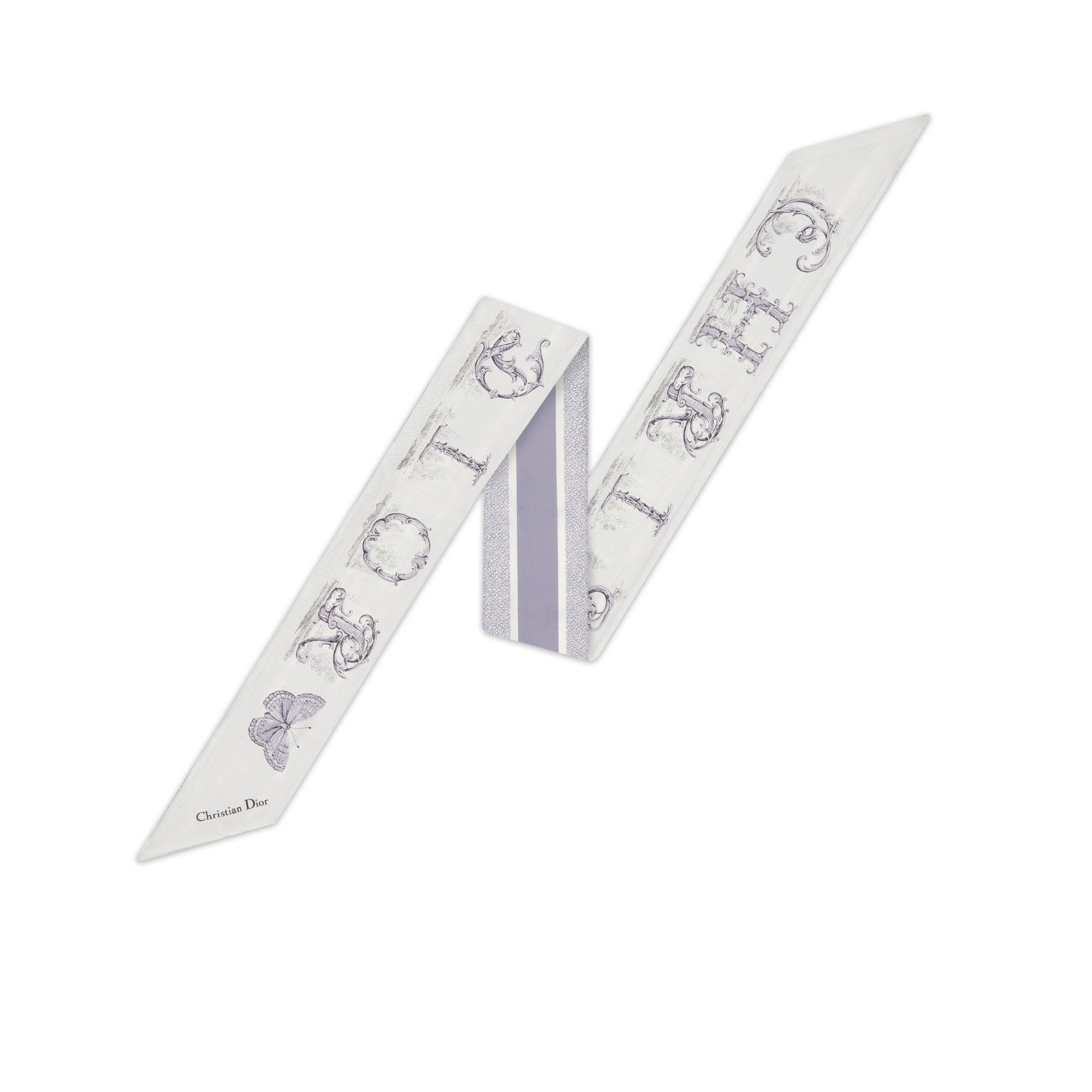 DIOR | Dior Alphabet ミッツァ スカーフ シルクツイル