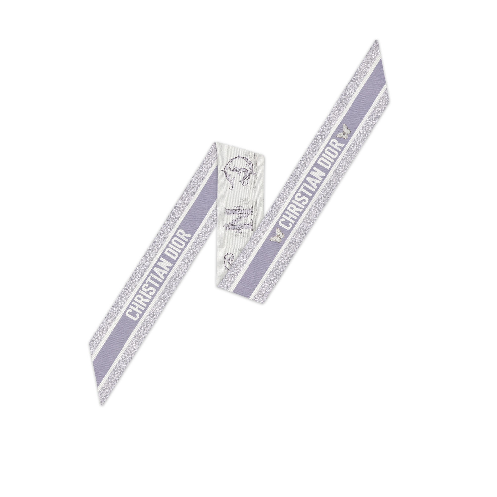 Dior Alphabet ミッツァ スカーフ シルクツイル E08