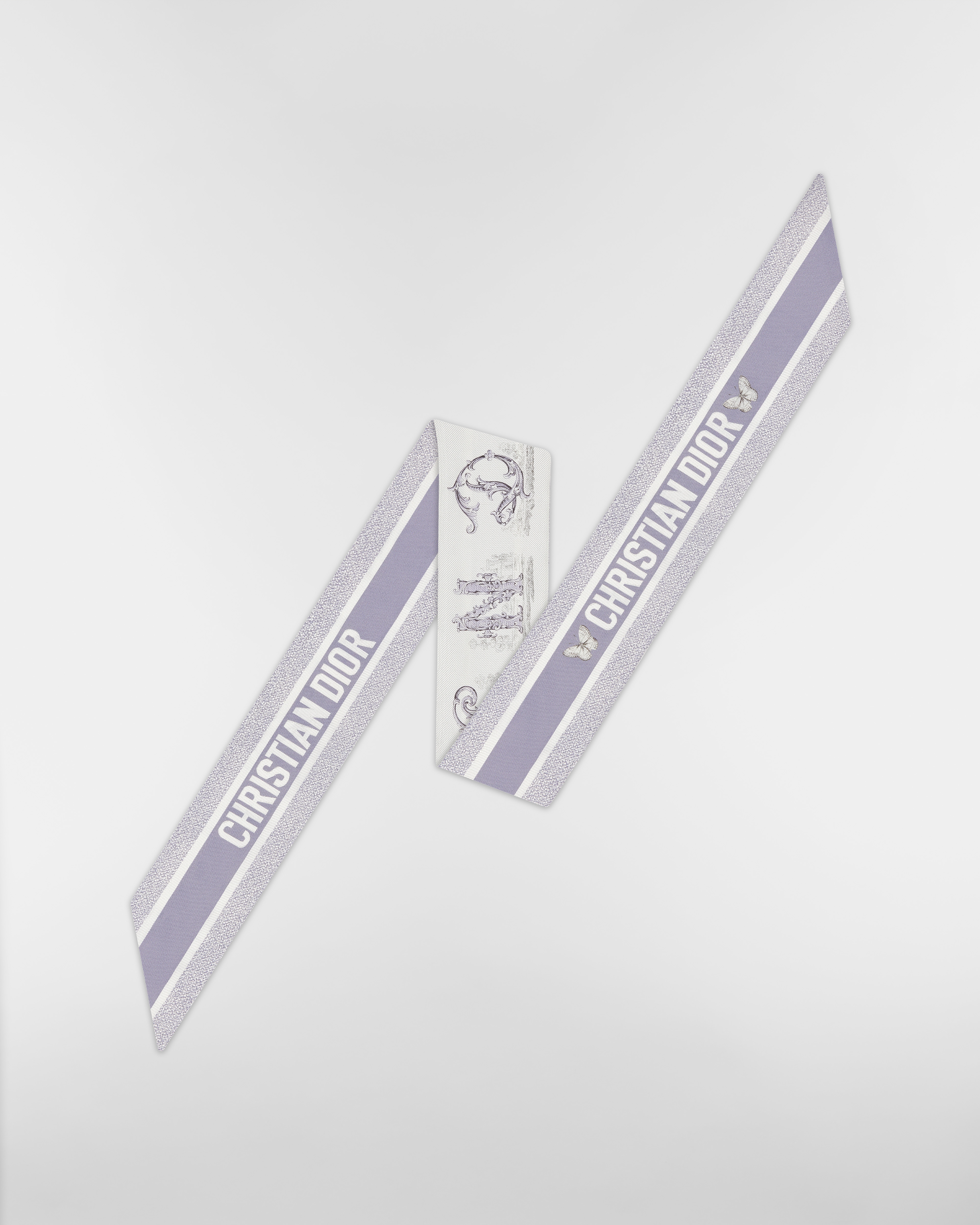 Dior Alphabet ミッツァ スカーフ シルクツイル E08
