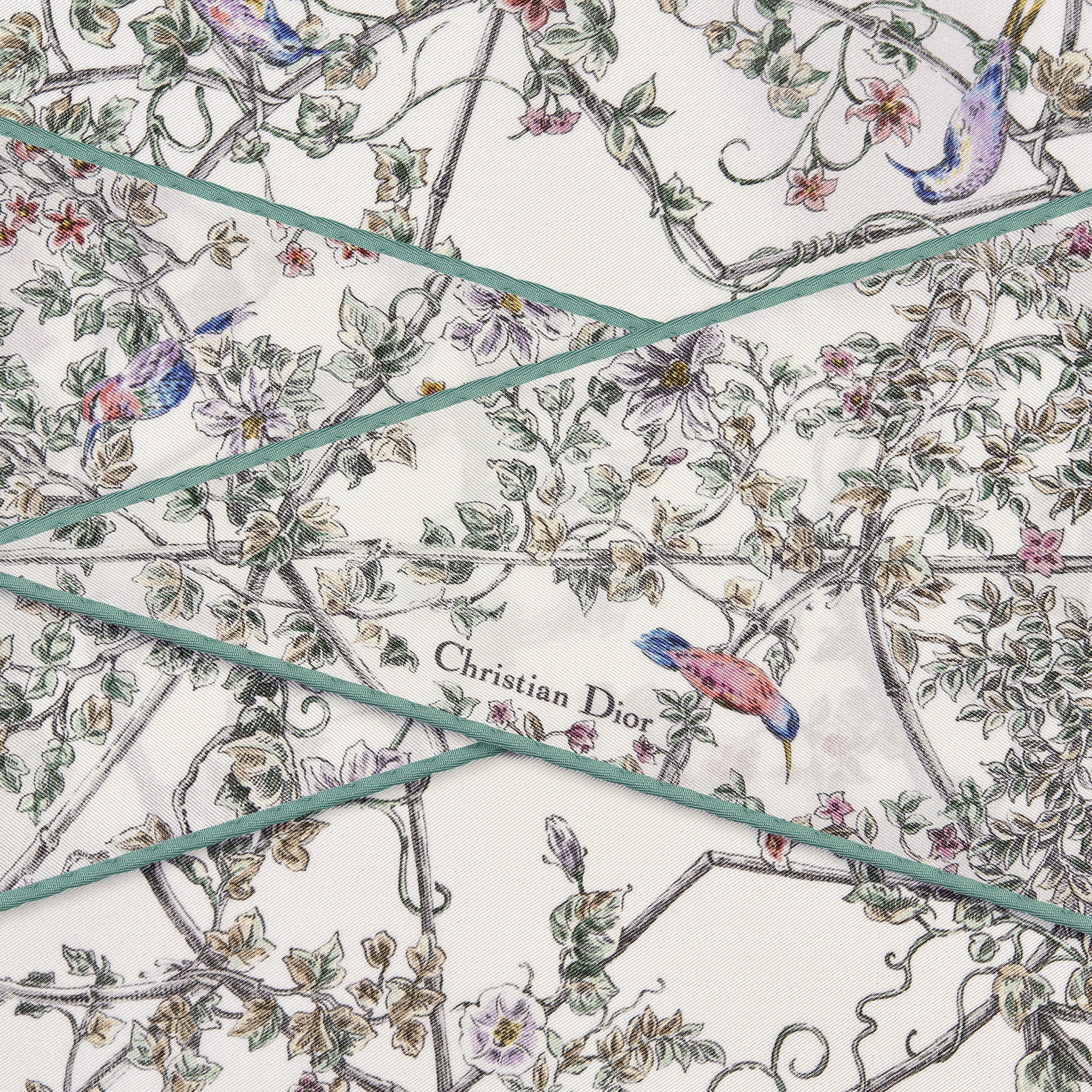 Jardin D-Étoile Dior Diamond Multicolor Silk Twill E09