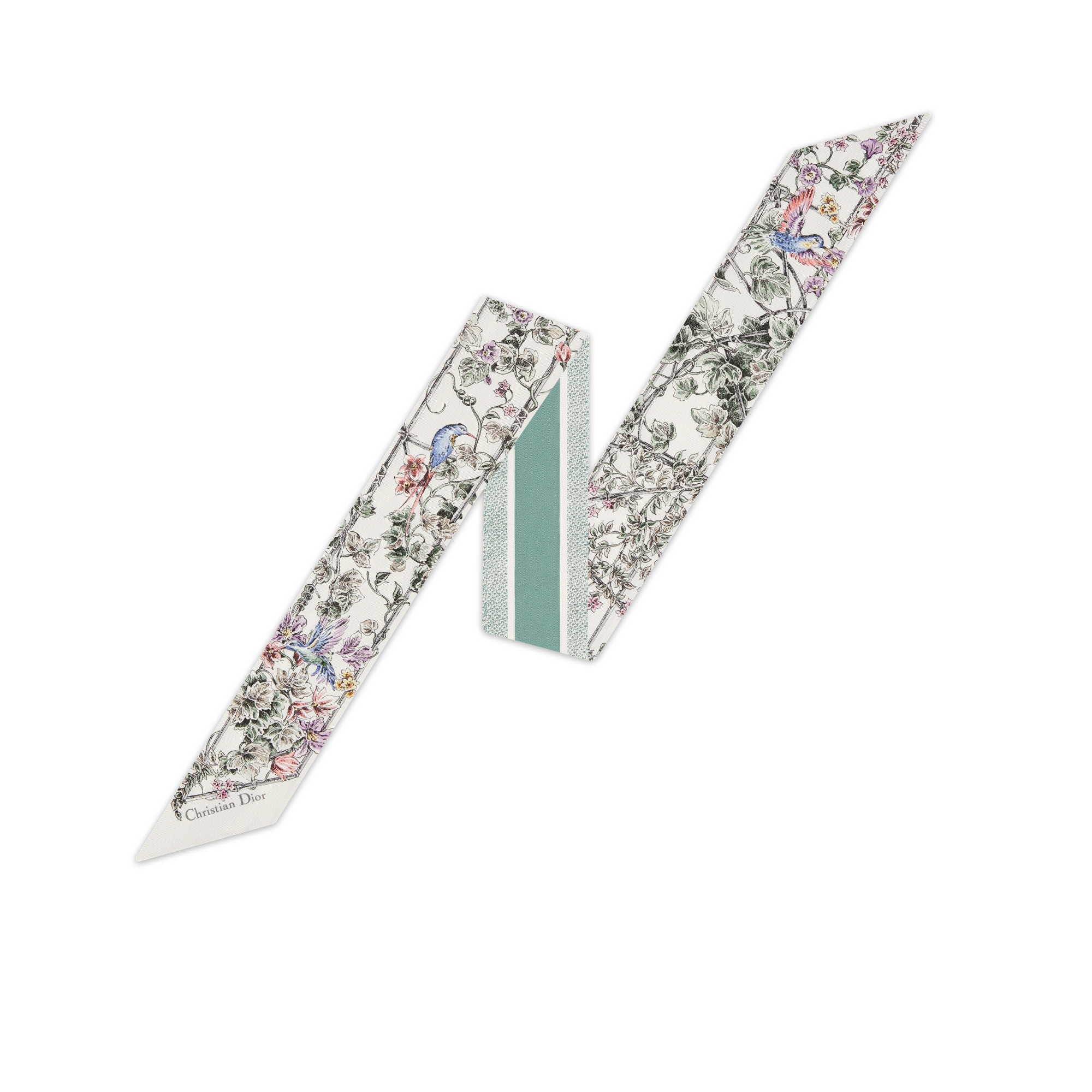 Jardin D-Étoile Mitzah Scarf Multicolor Silk Twill E01