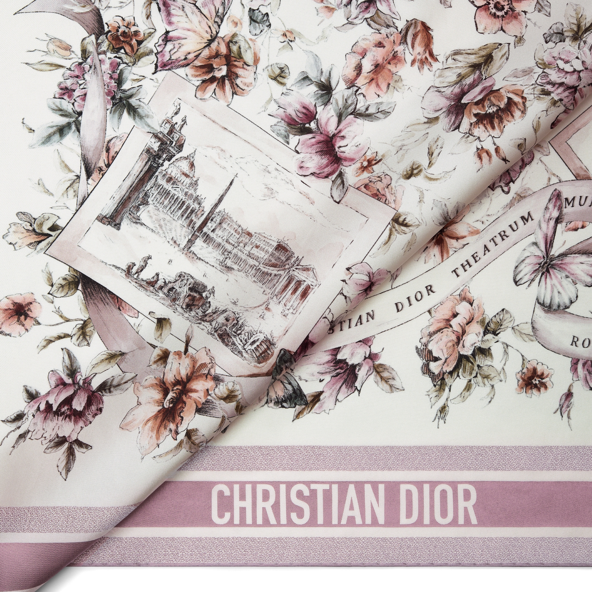 Souvenir de Rome 90 Square Scarf