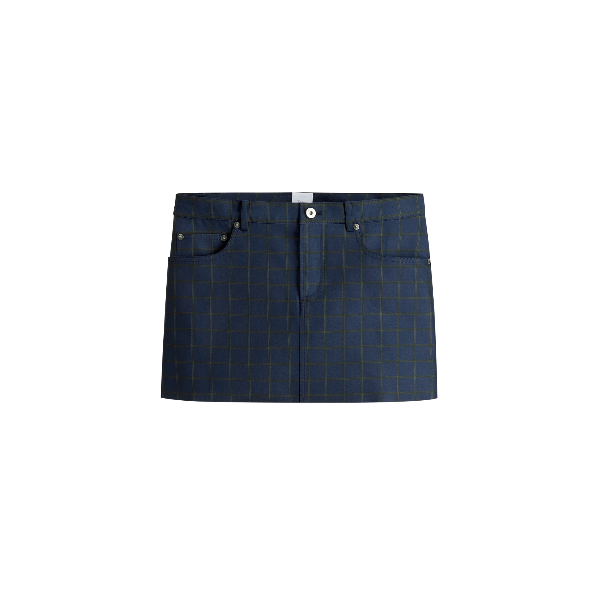 DIOR | ミニスカート Check'n'Dior シルクツイル