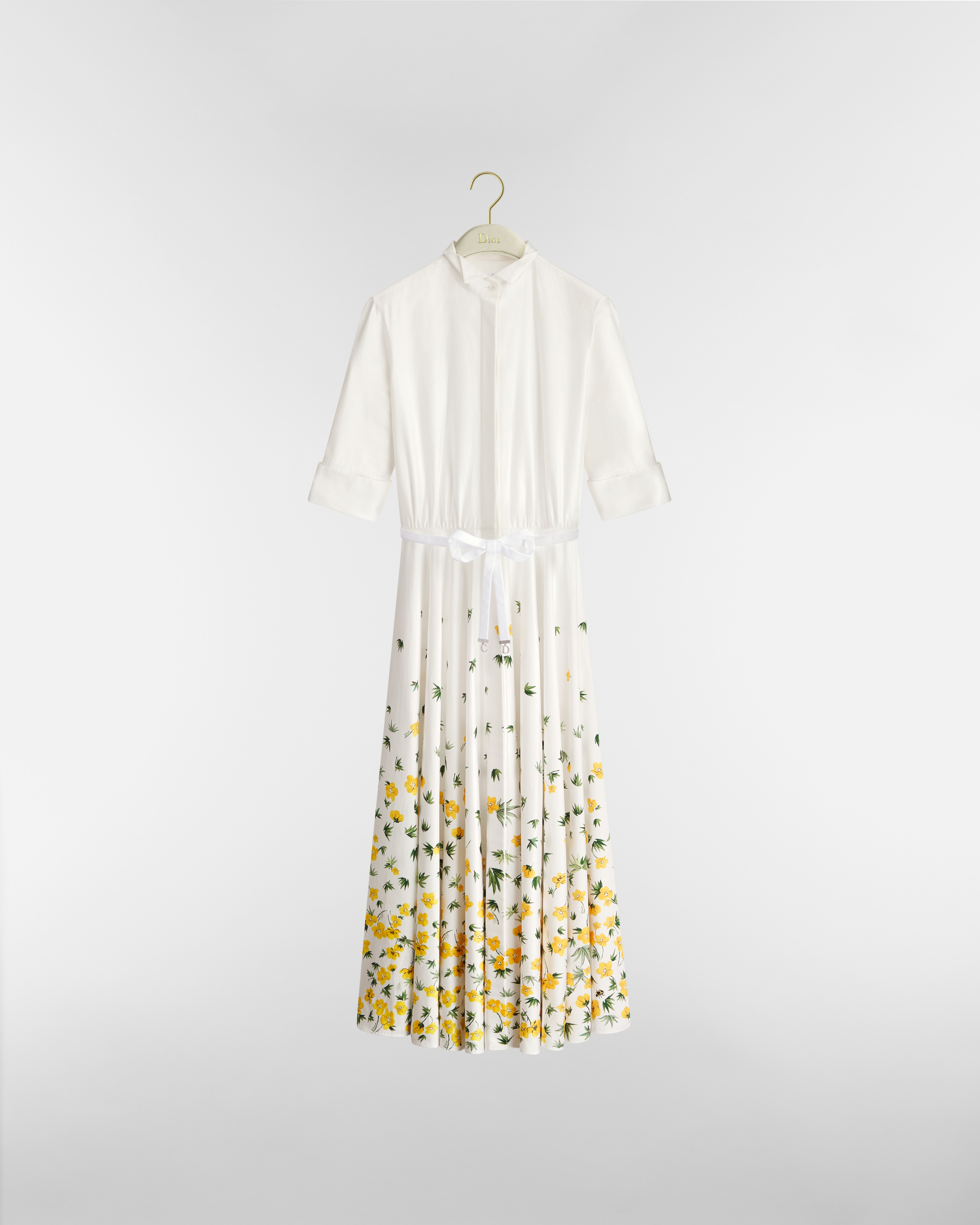 Mid-Length Flared Shirtdress