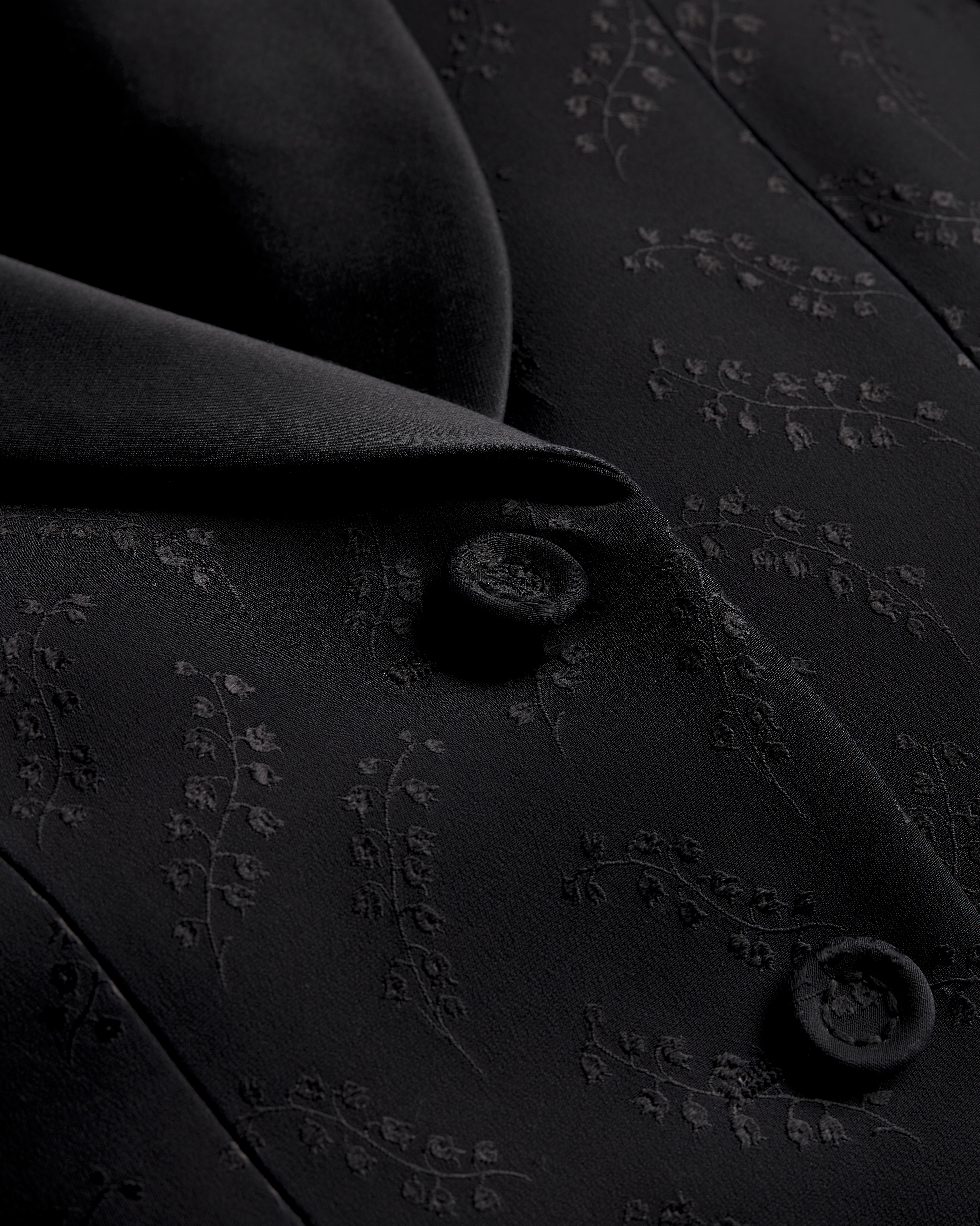 フィット ジャケット Lily of the Valley シルク & ウール E09