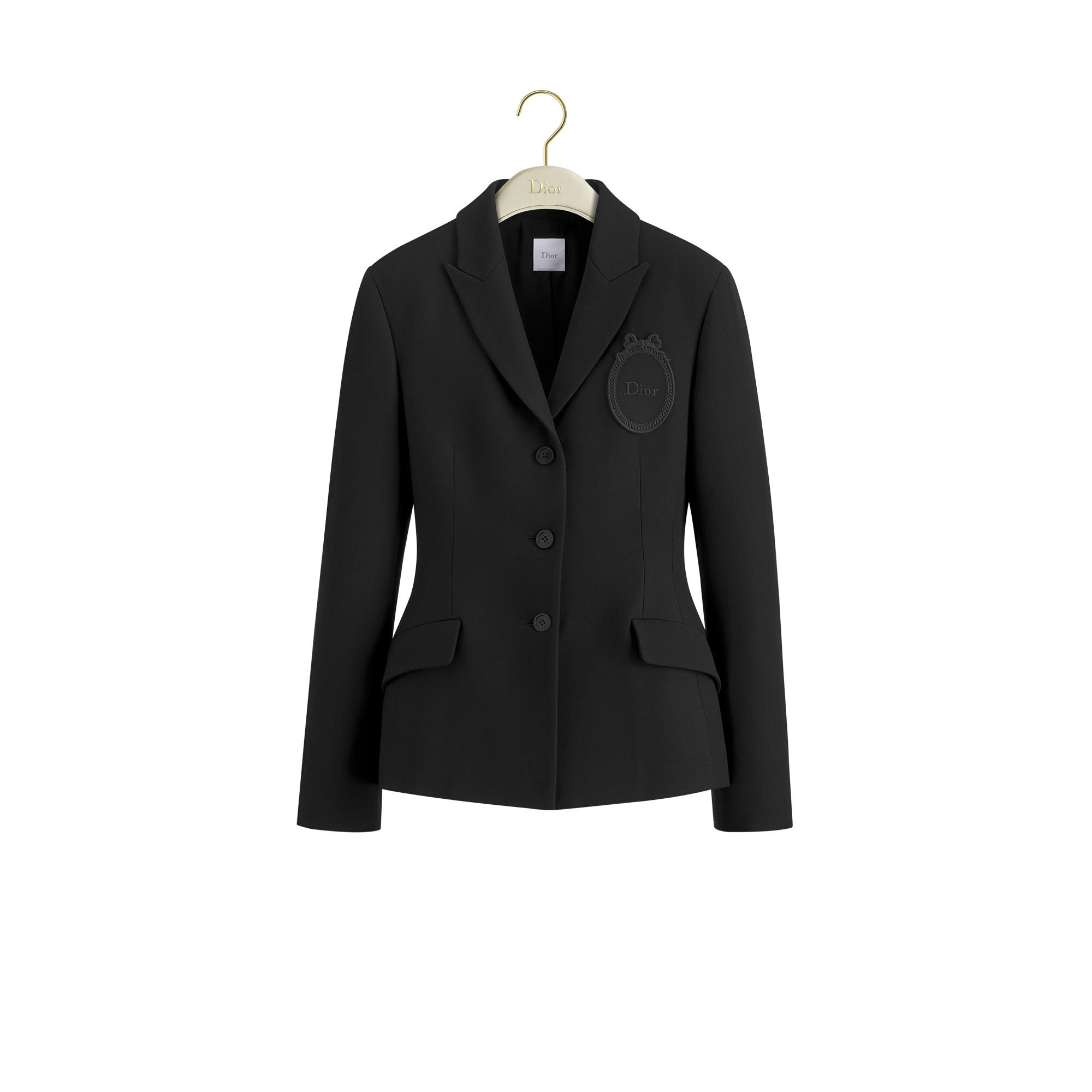  ผ้าวูลและผ้าไหมสีดำ