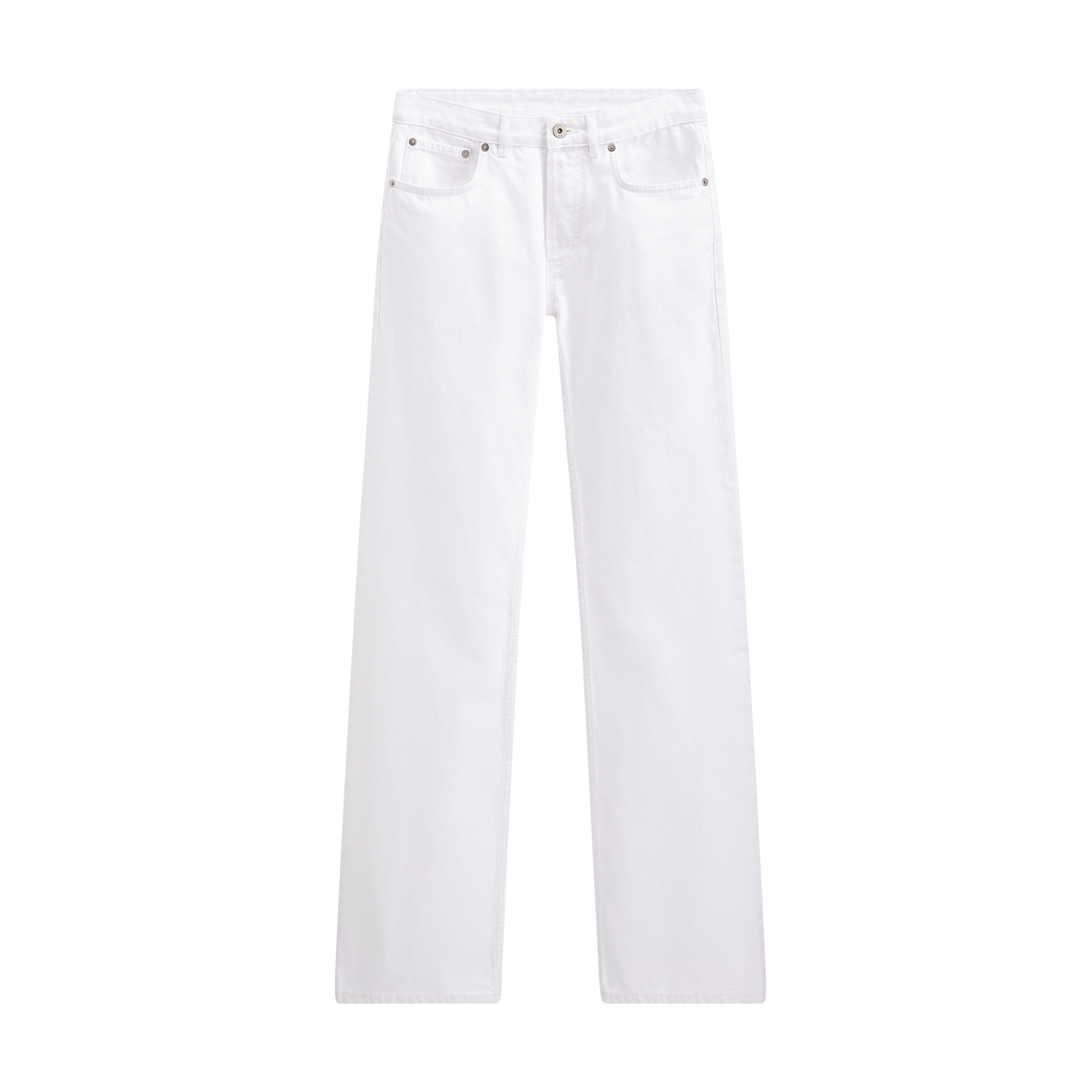 Dior ホワイトバギーデニム Regular-Fit Jeans White Cotton Denim | DIOR