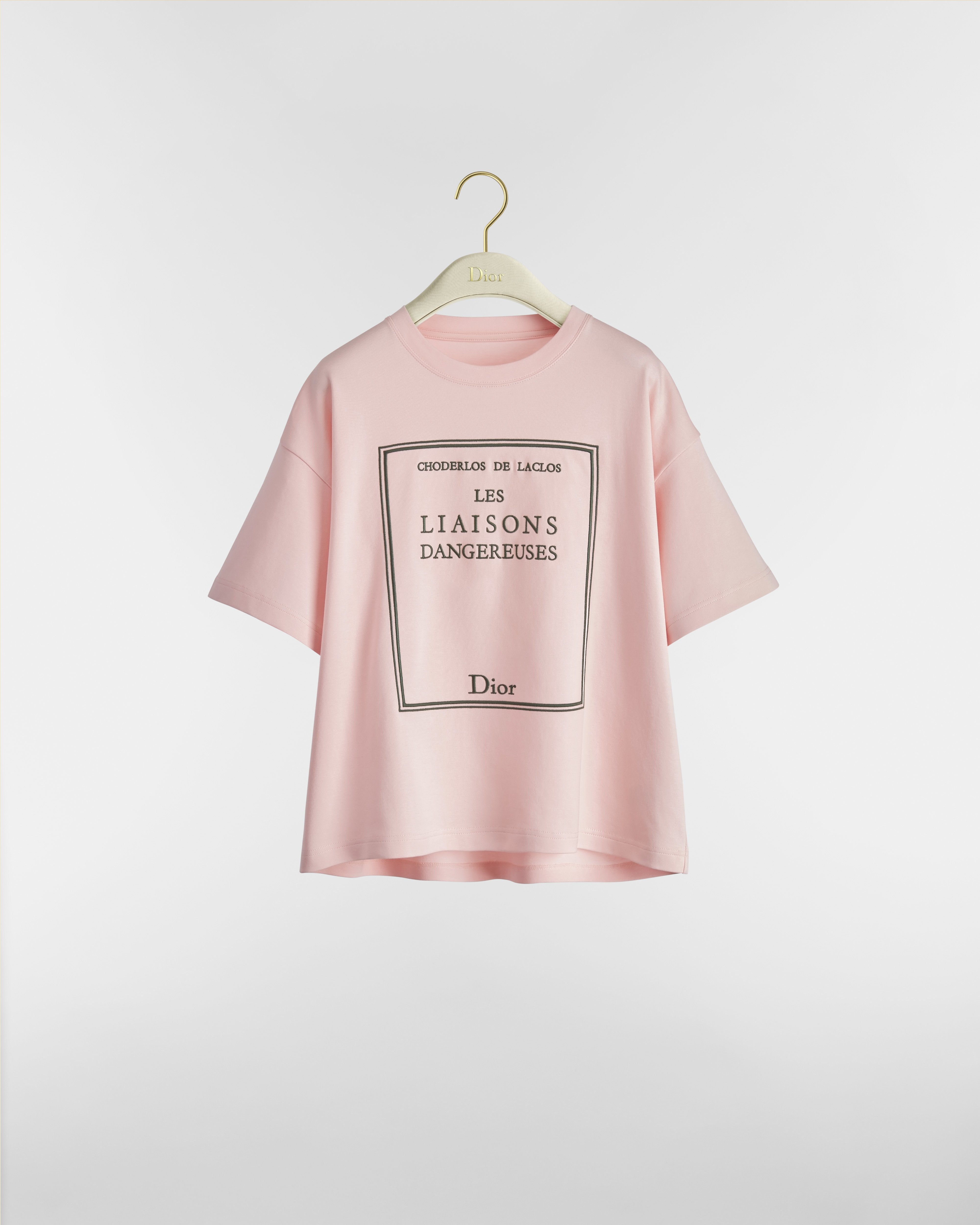 Book Cover オーバーサイズ クロップド Tシャツ コットンジャージー