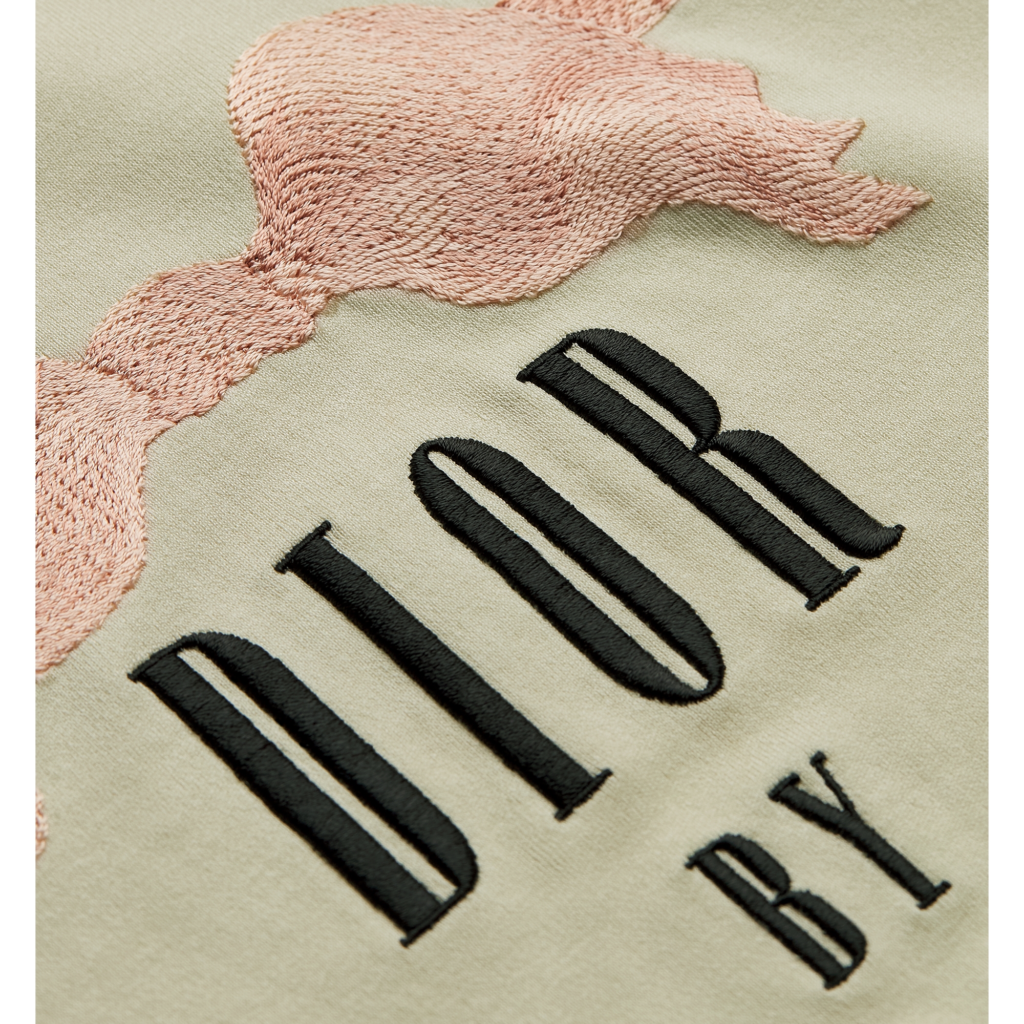 Book Cover Oversized Cropped T-Shirt Pistachio, Pink and Black Cotton Jersey E09