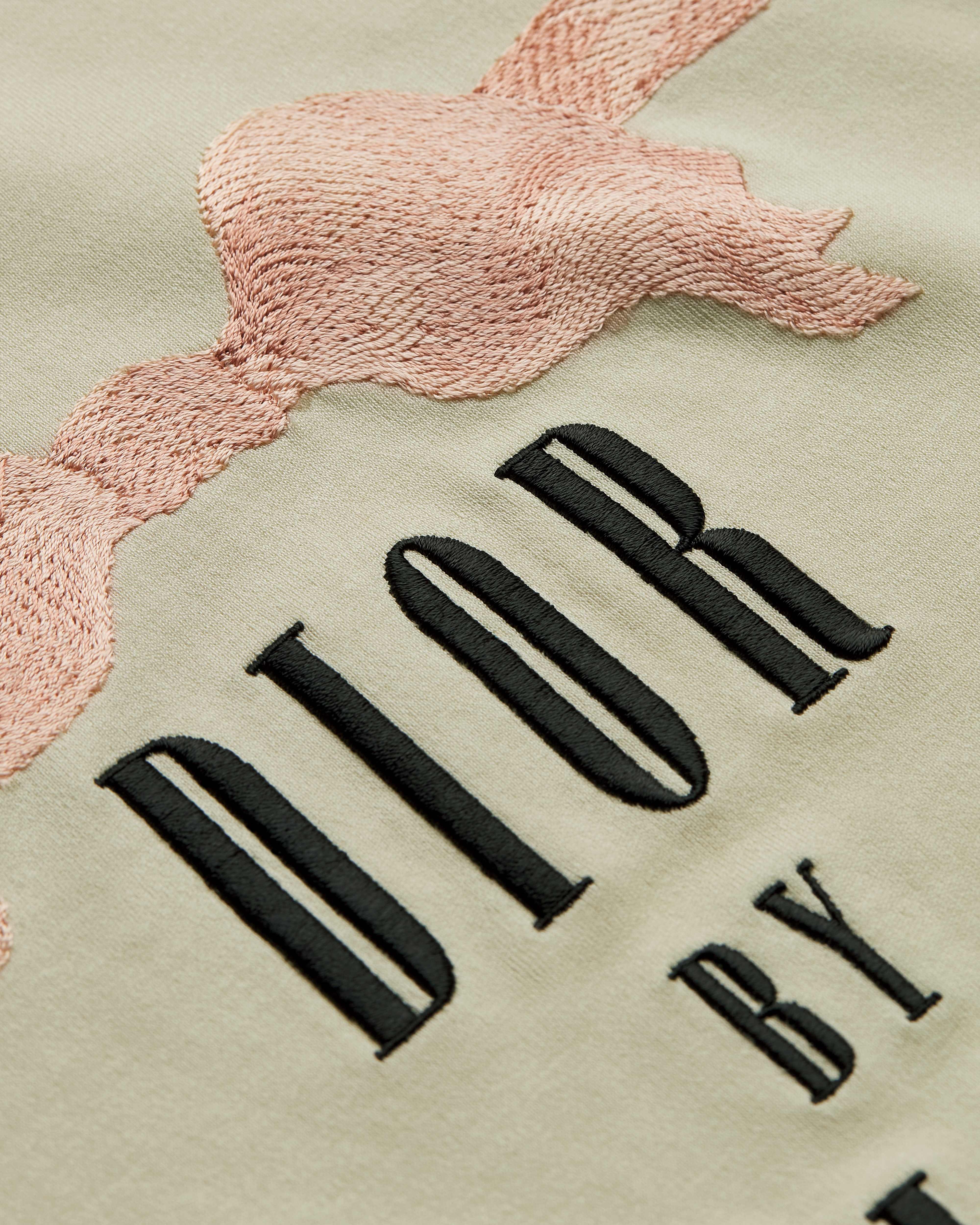 Camiseta extragrande y corta Book Cover Punto de algodón verde pistacho, rosa y negro E09