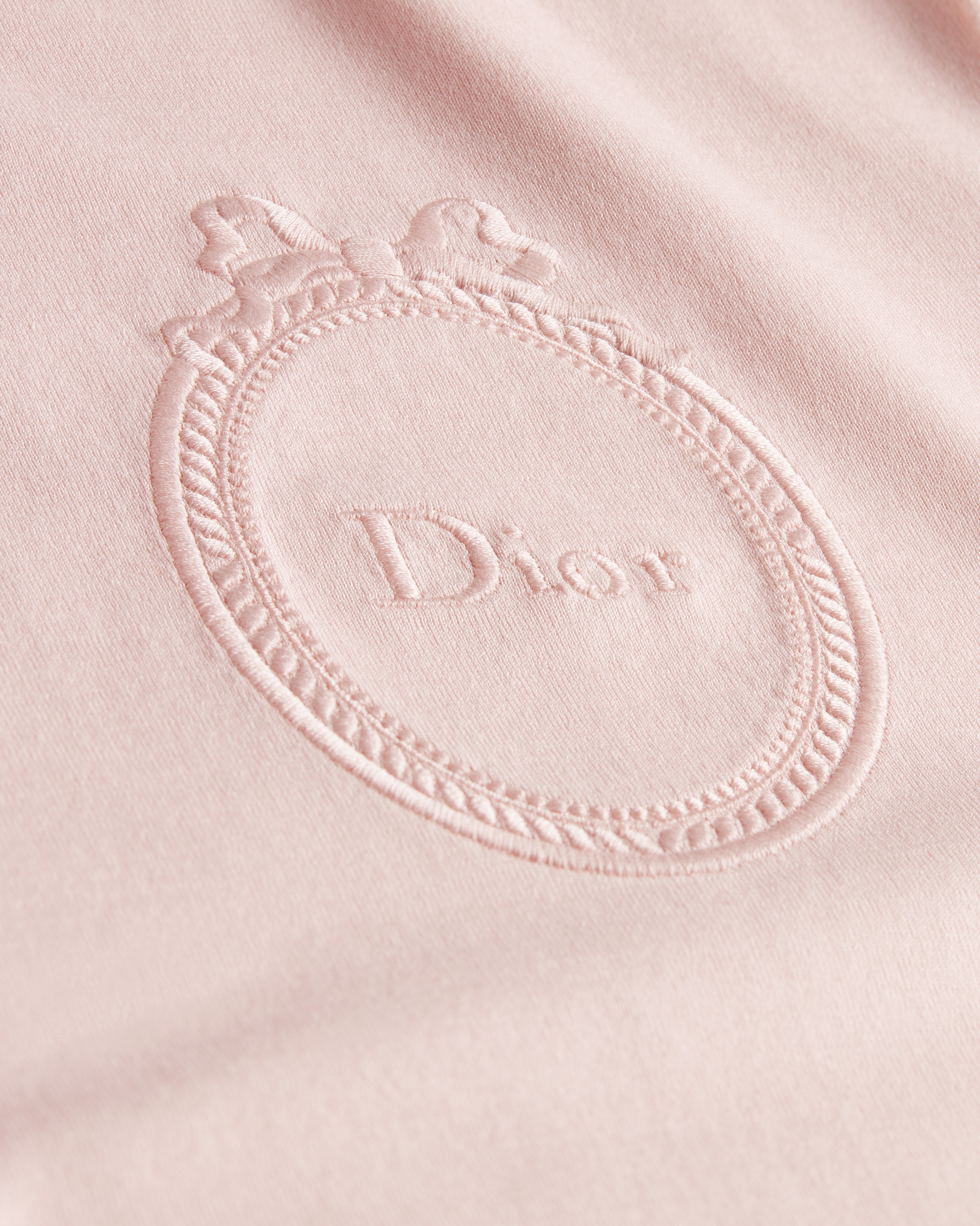 Fitted Dior Médaillon Embroidered T-shirt