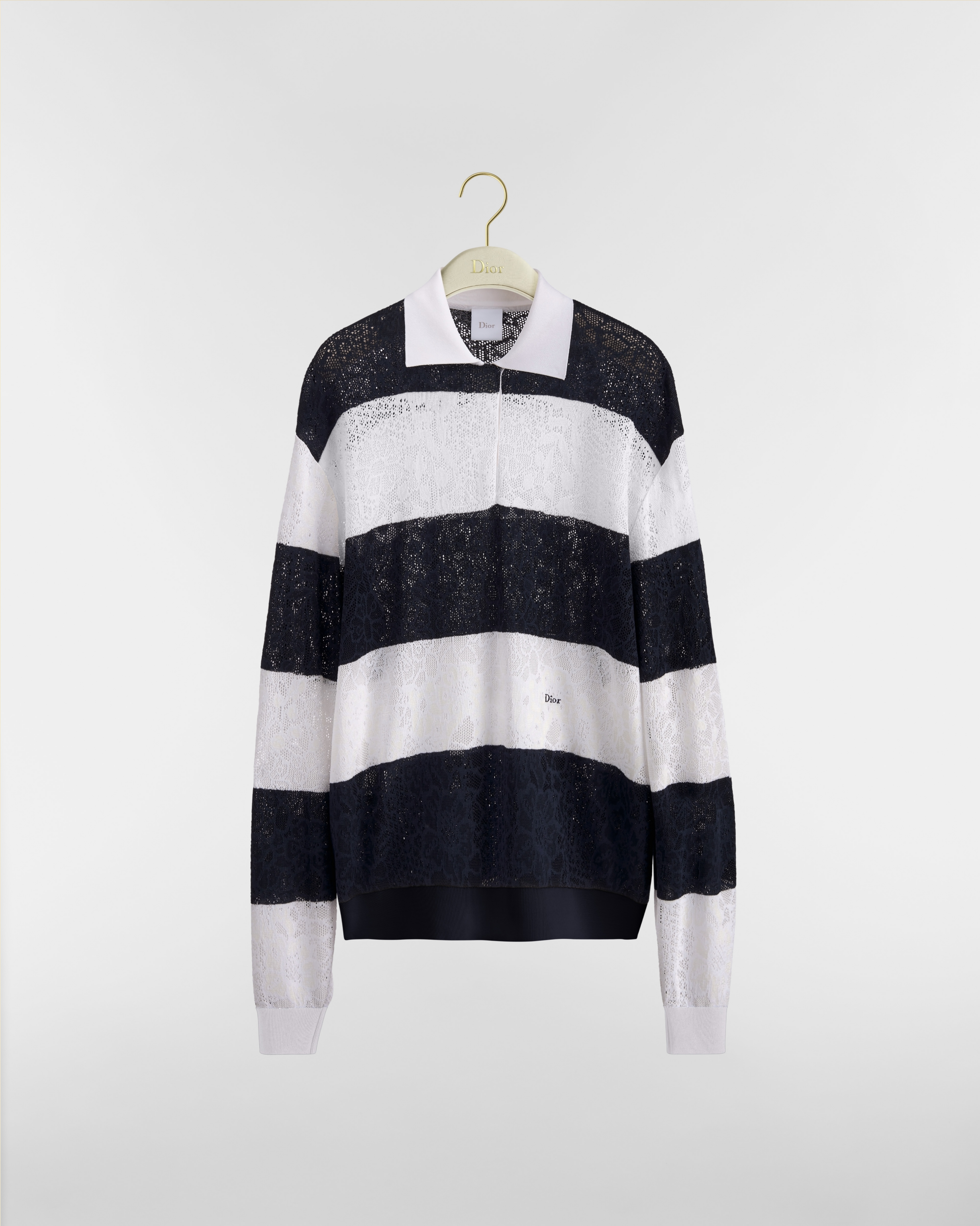 Dior Marinière Long-Sleeved Polo Shirt