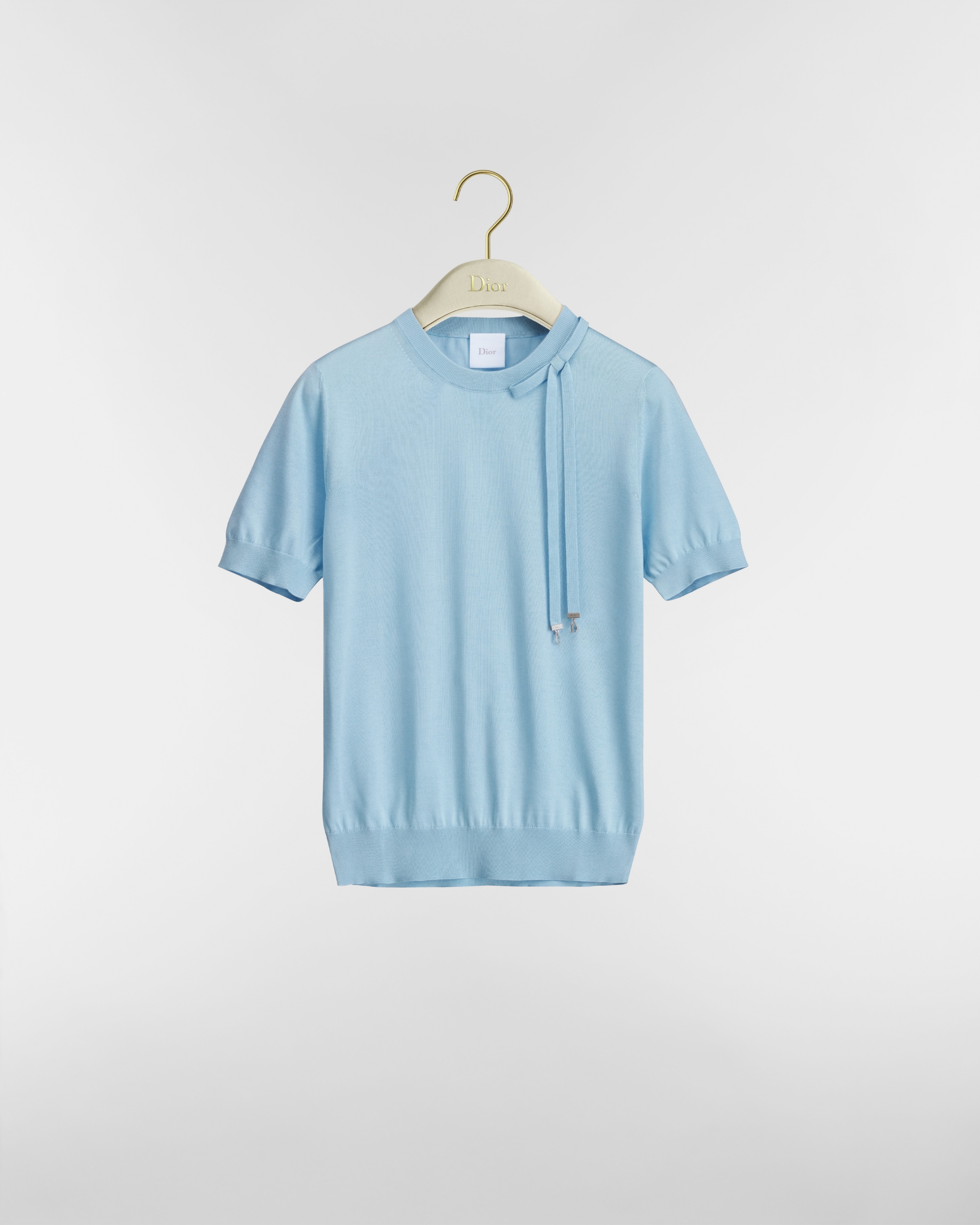 Short-Sleeved Fitted Sweater