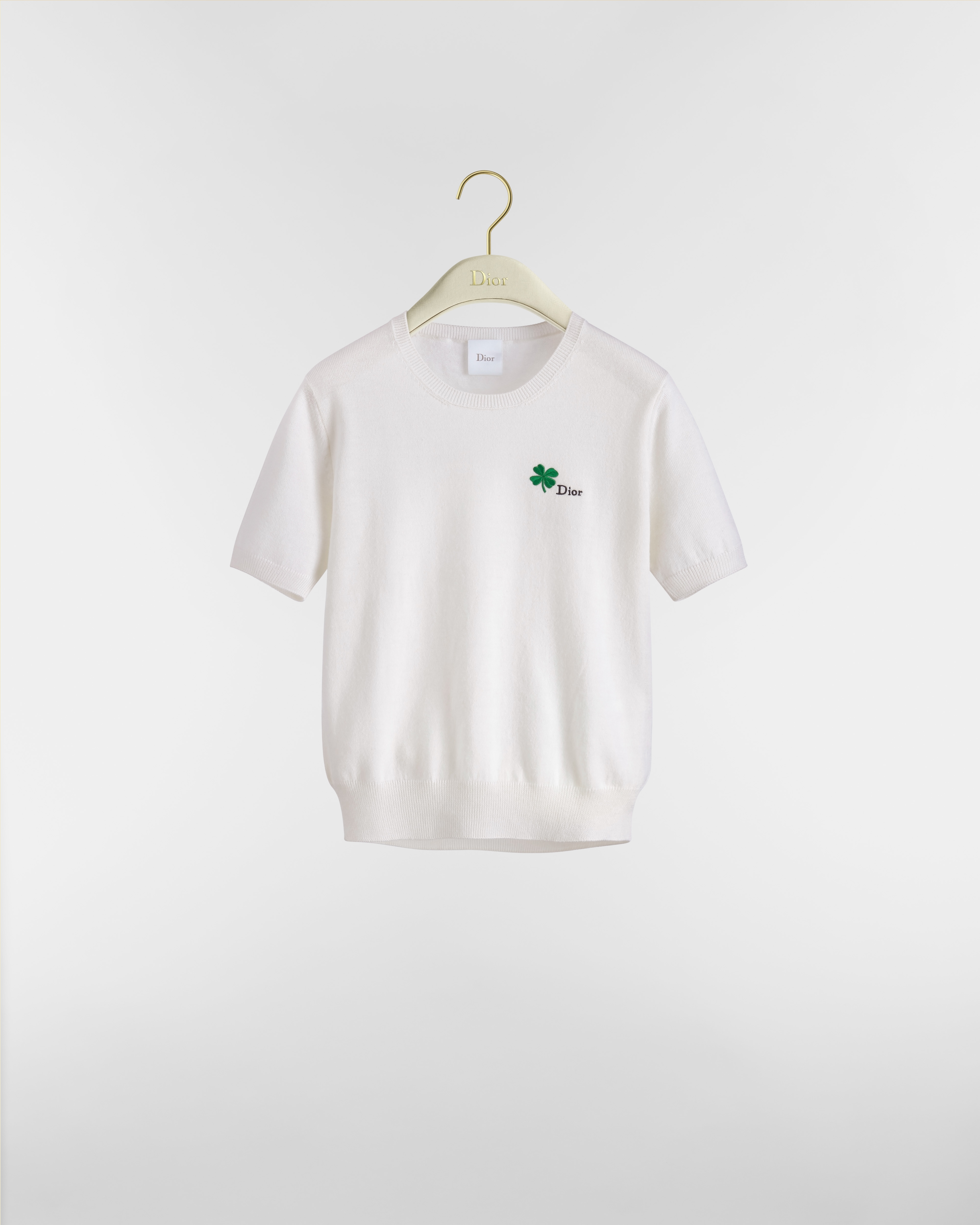 ショートスリーブ フィット セーター Dior Clover ウールニット E01