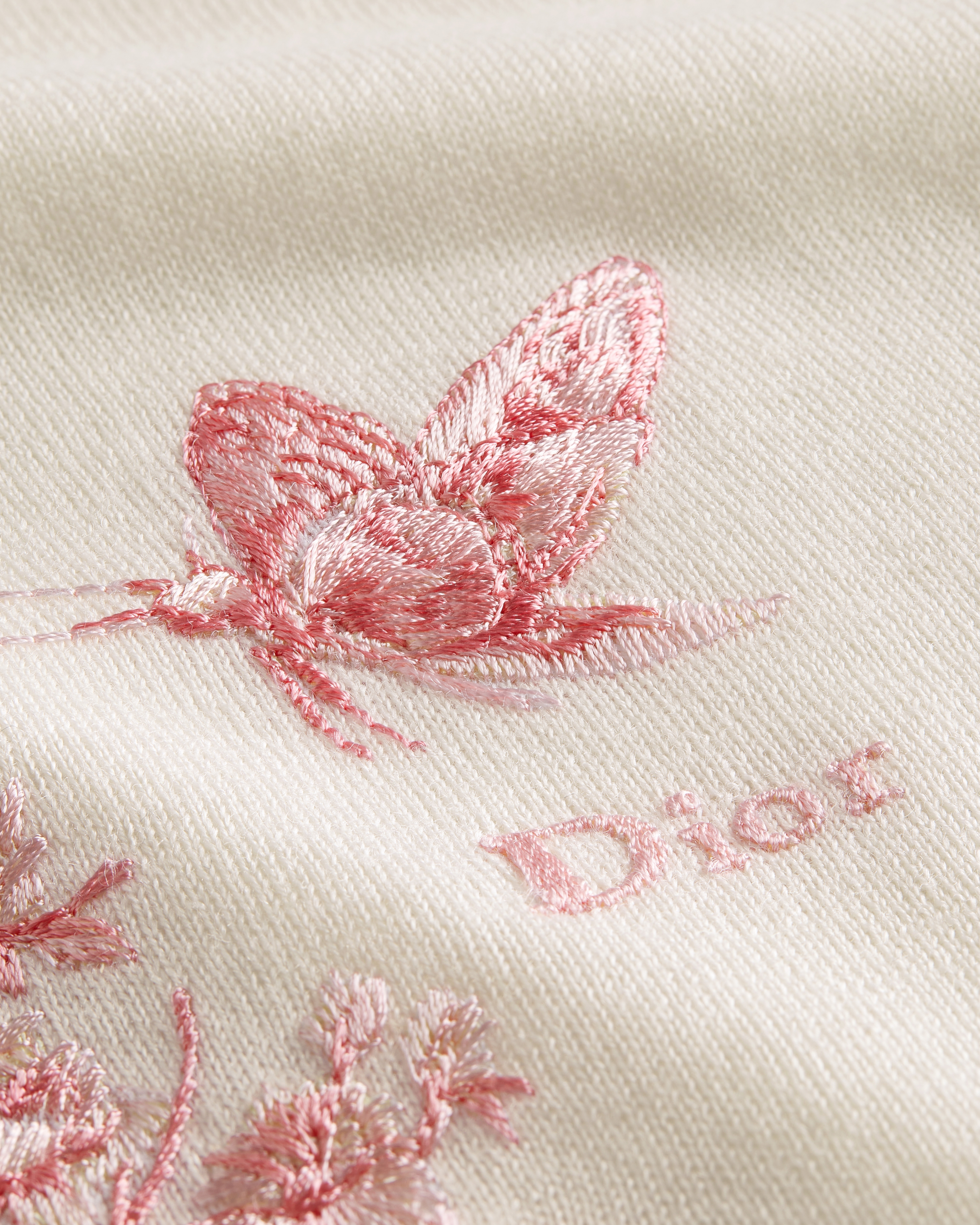 Dioriviera Embroidered Short-Sleeved Sweater