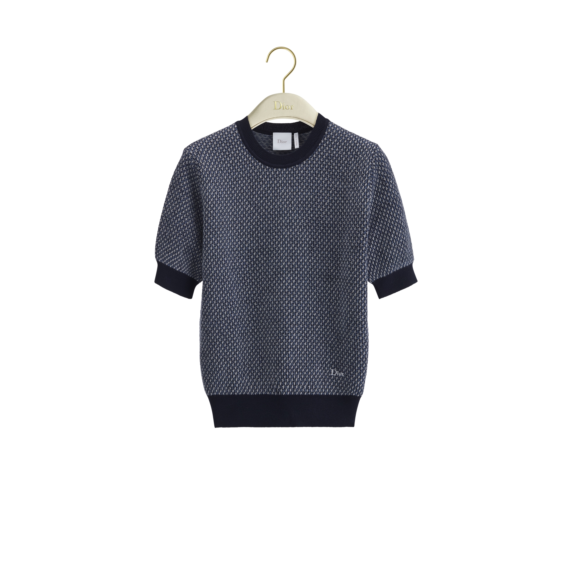 DIOR | ショートスリーブ セーター ウールジャカード