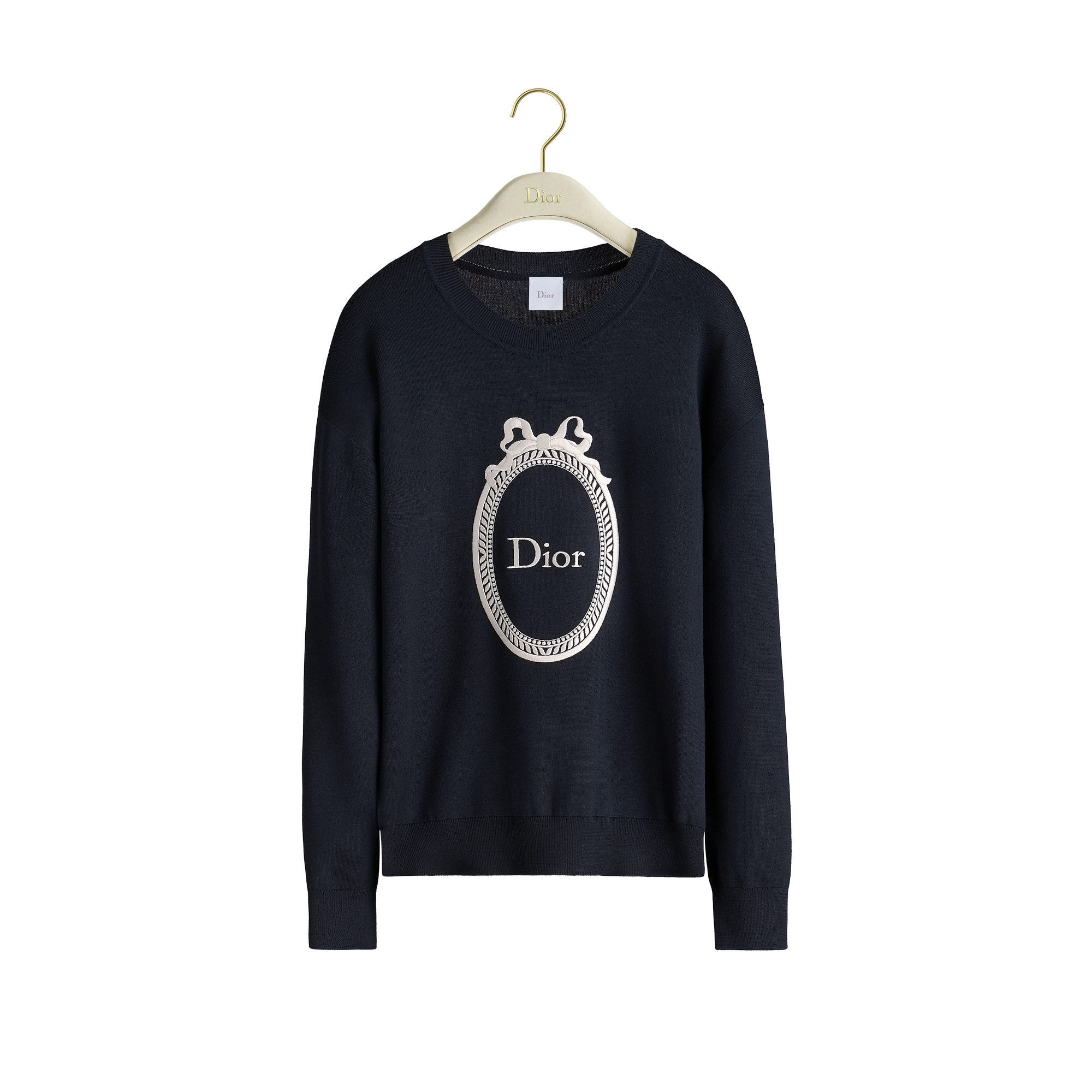  Navy Blue Wool Blend Knit