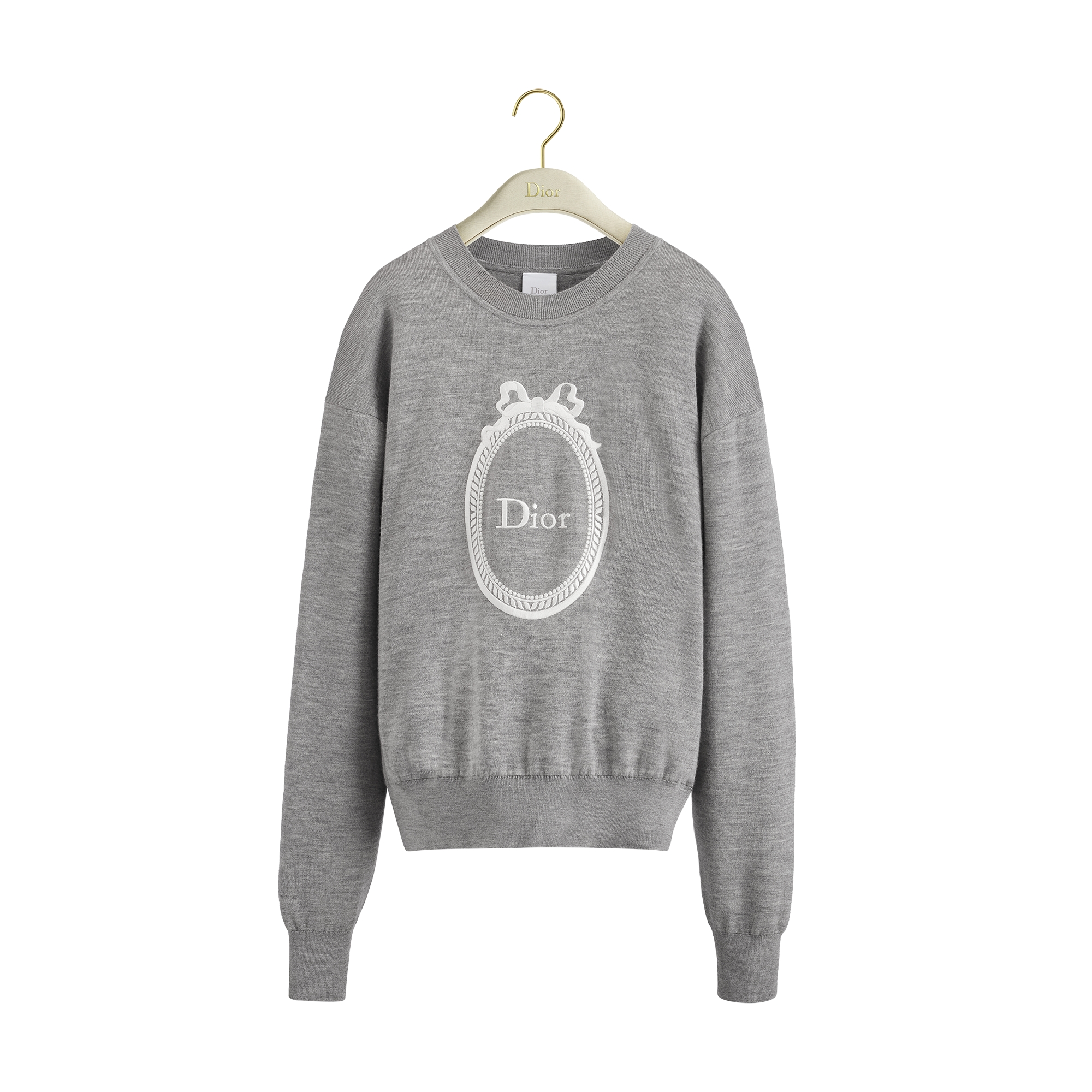  Maglia di misto lana grigia